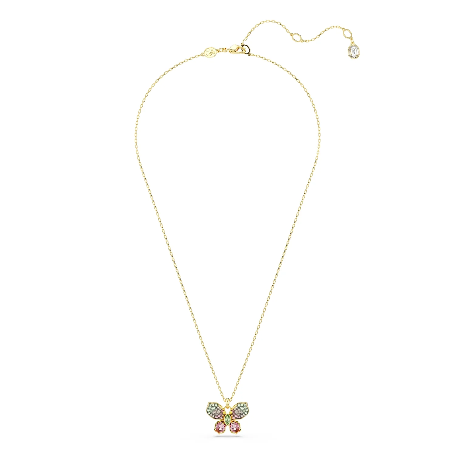 Swarovski Idylli Multi Coloured Butterfly Necklace 5709950 - Image 2