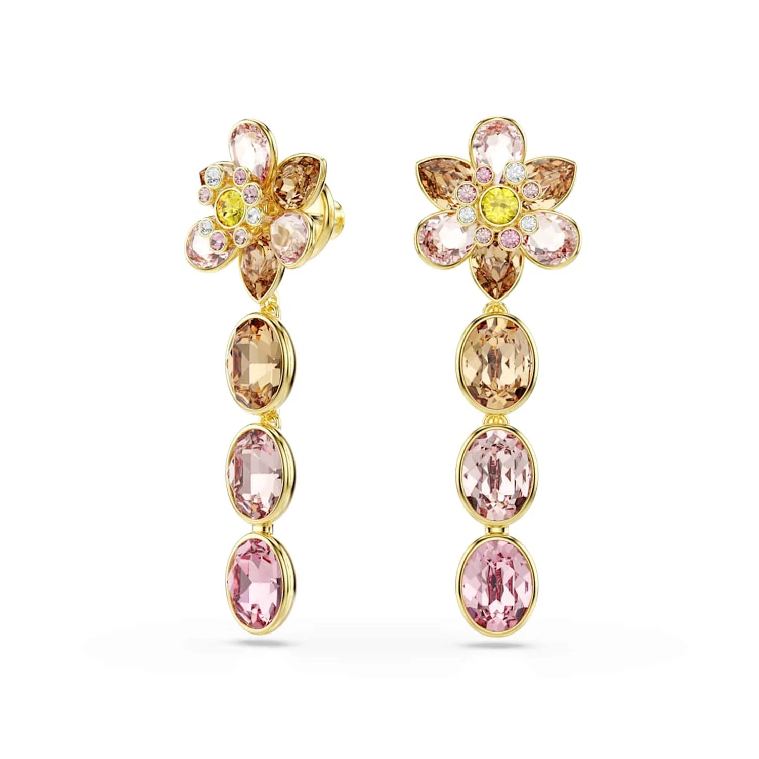 Swarovski Idyllia Gold Coloured Earrings 5732381 - Image 3