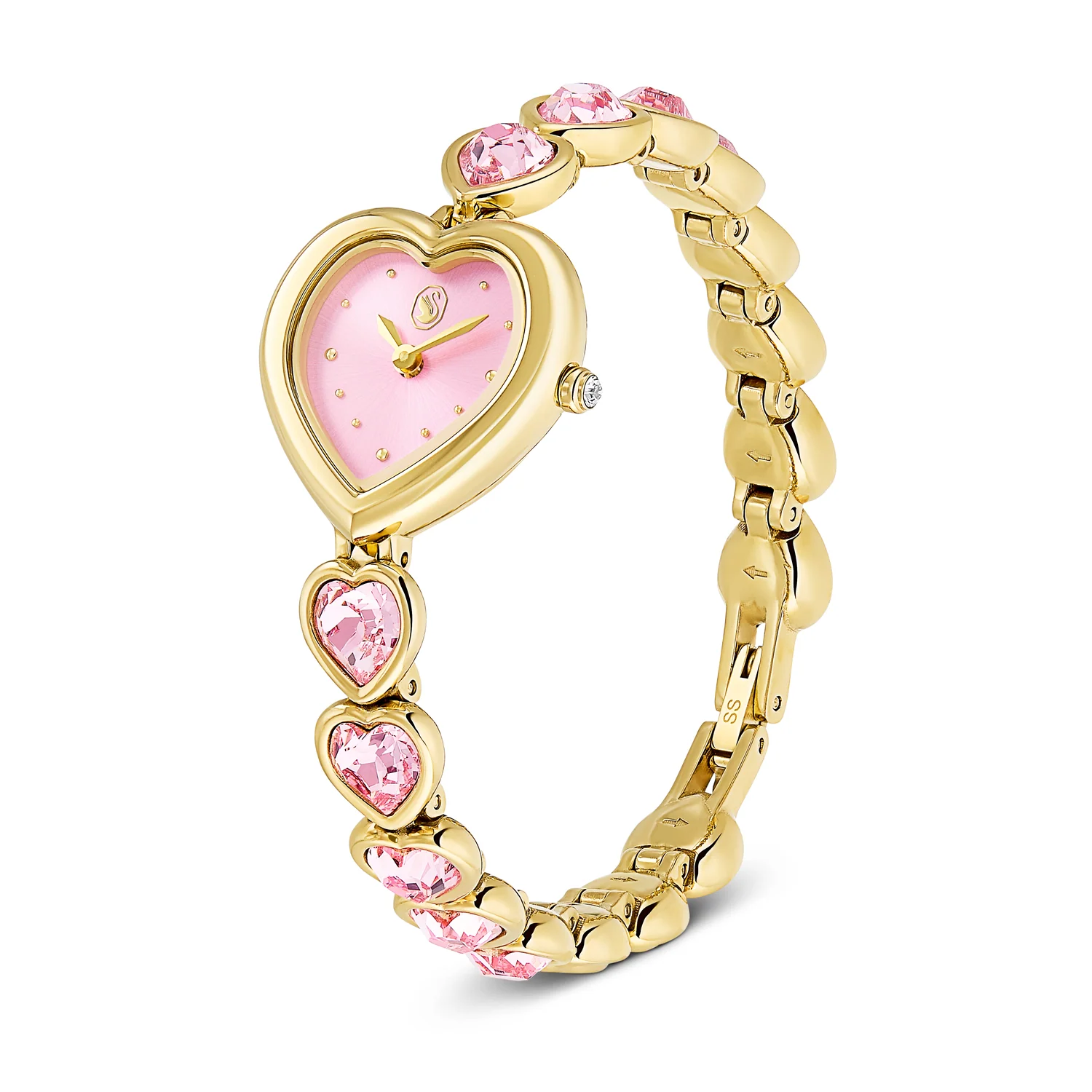 Swarovski Idyllia Gold Coloured Heart Women's Watch 5741519 - Image 2