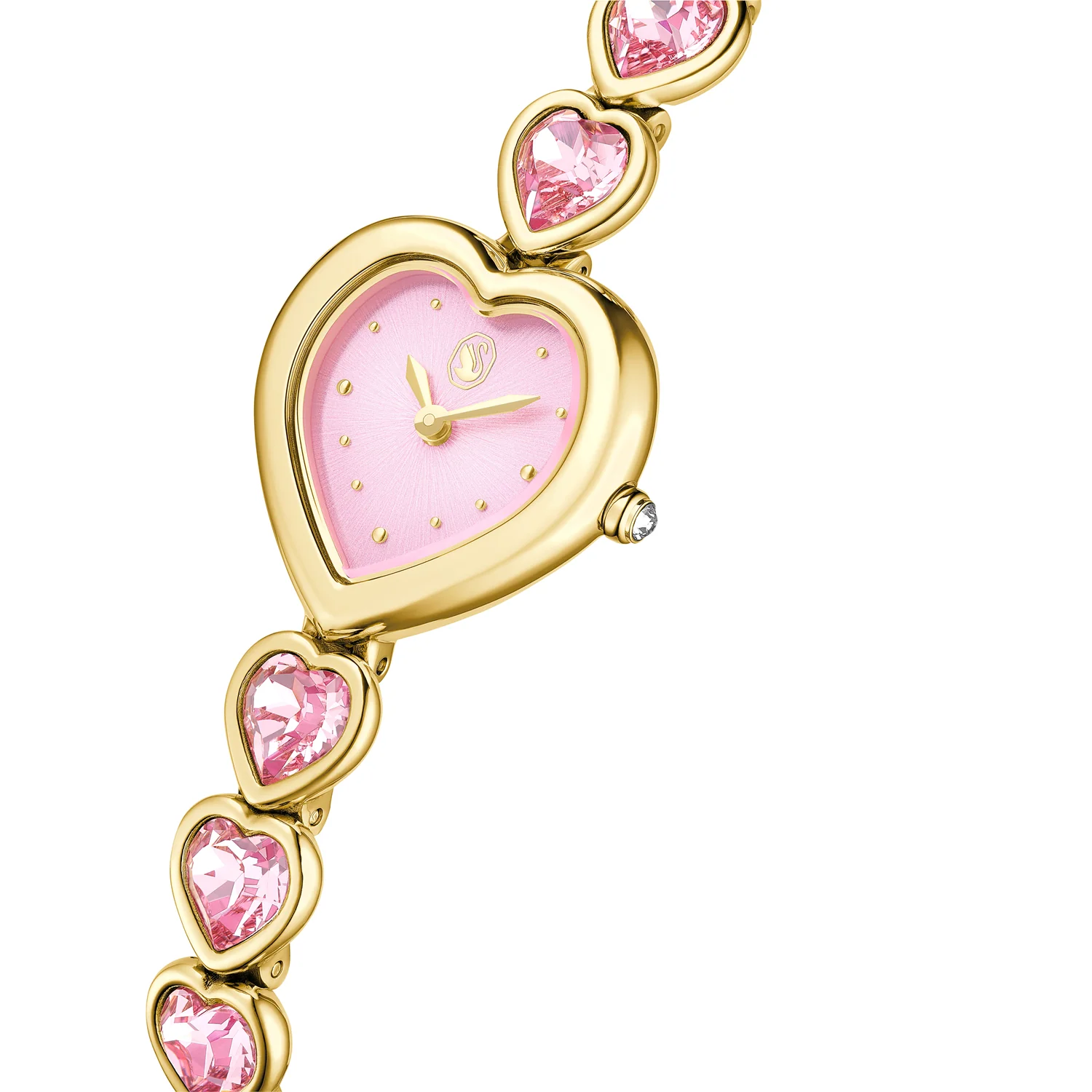 Swarovski Idyllia Gold Coloured Heart Women's Watch 5741519 - Image 4