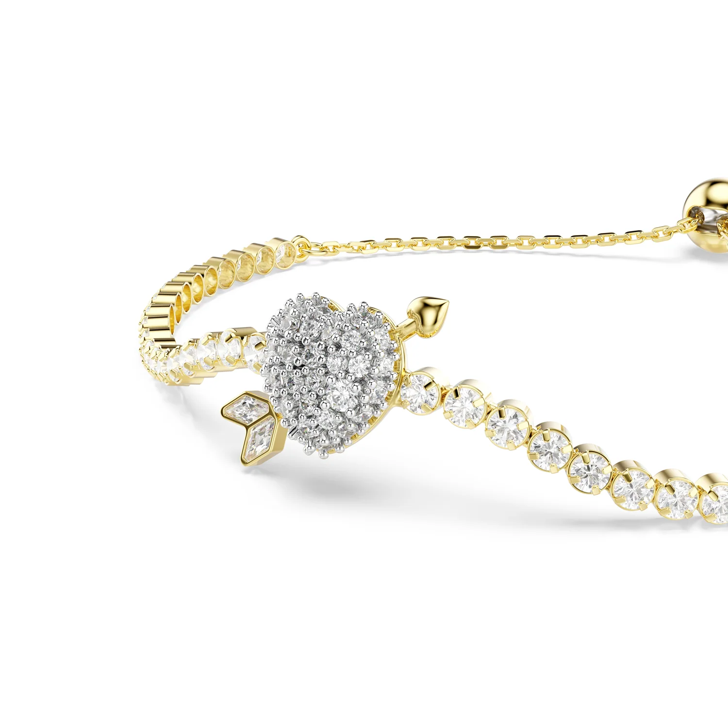 Swarovski Idyllia Gold Plated Bracelet 5744061 - Image 3