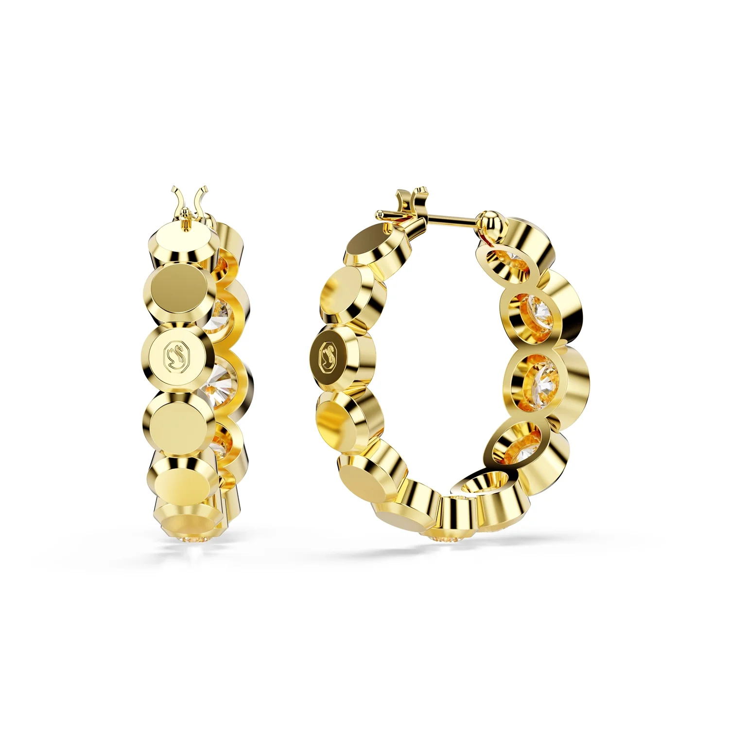 Swarovski Imber Gold Coloured Ear studs 5711483 - Image 4