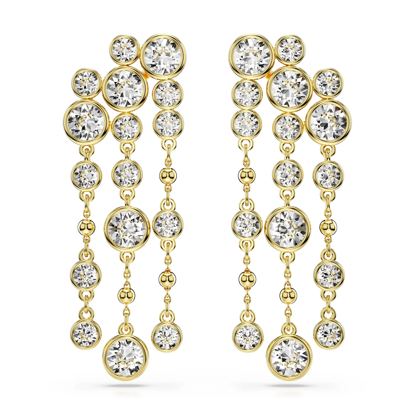 Swarovski Imber Gold Drop Earrings 5680093 - Image 3