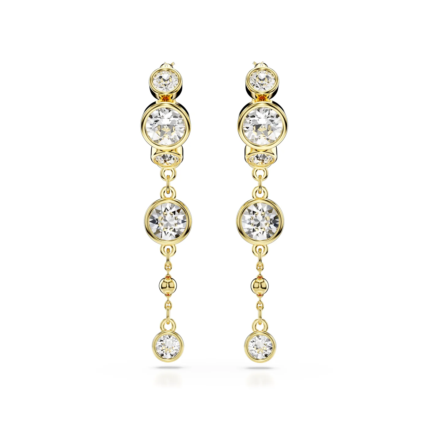 Swarovski Imber Gold Drop Earrings 5680097 - Image 2