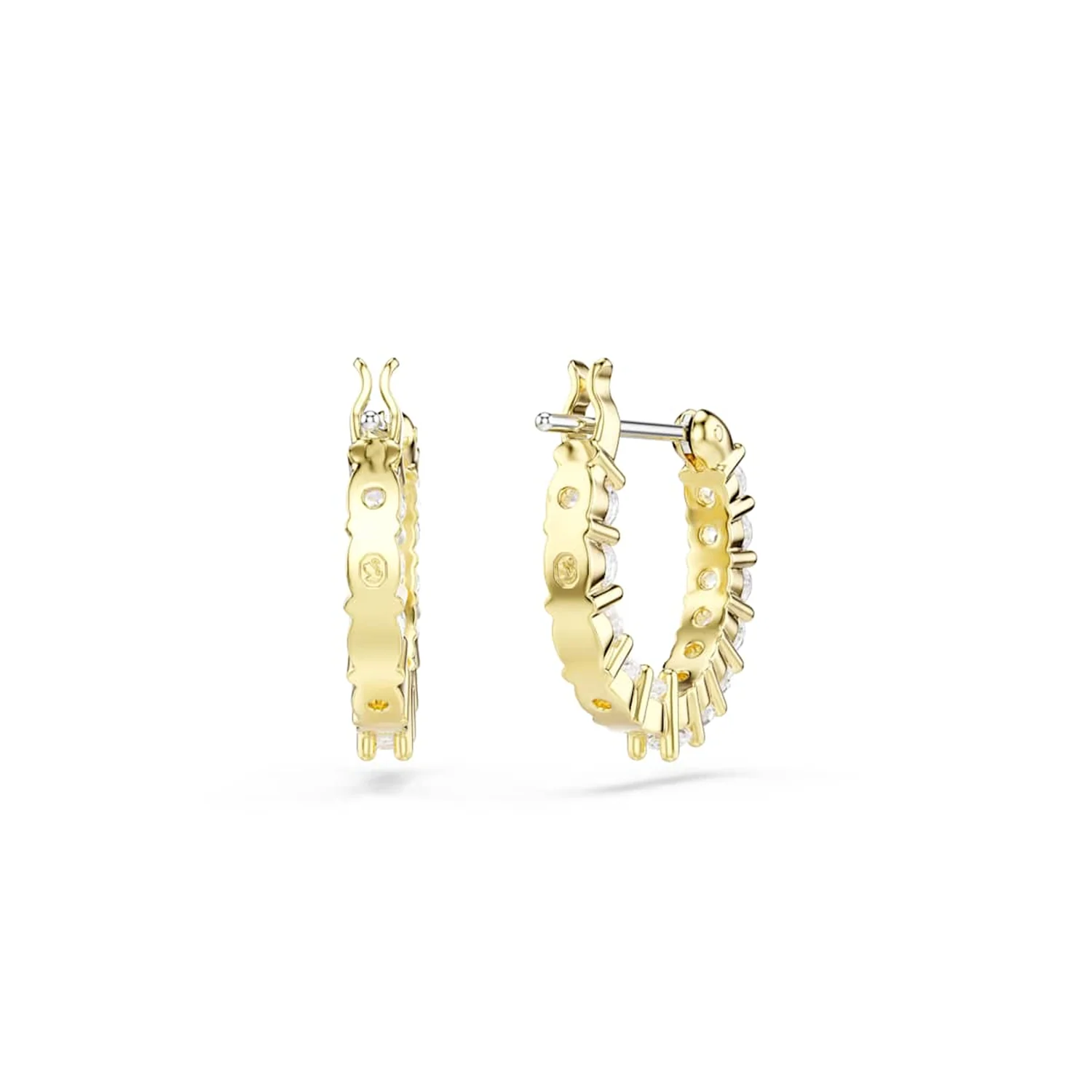 Swarovski Matrix Gold Coloured Earrings 5733398 - Image 4