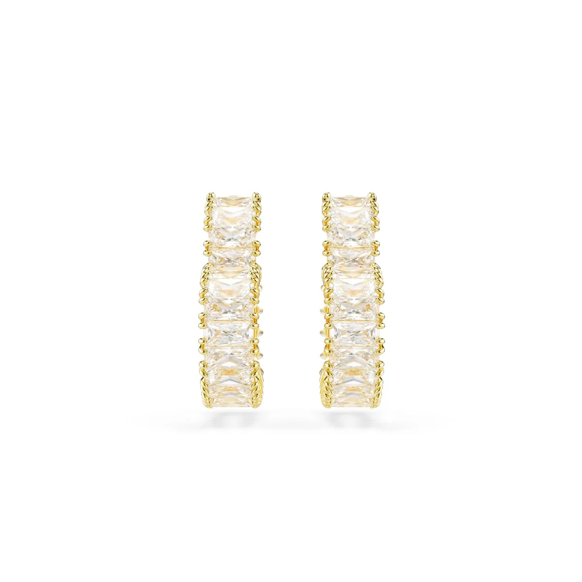 Swarovski Matrix Gold Ear Stud 5693512 - Image 2