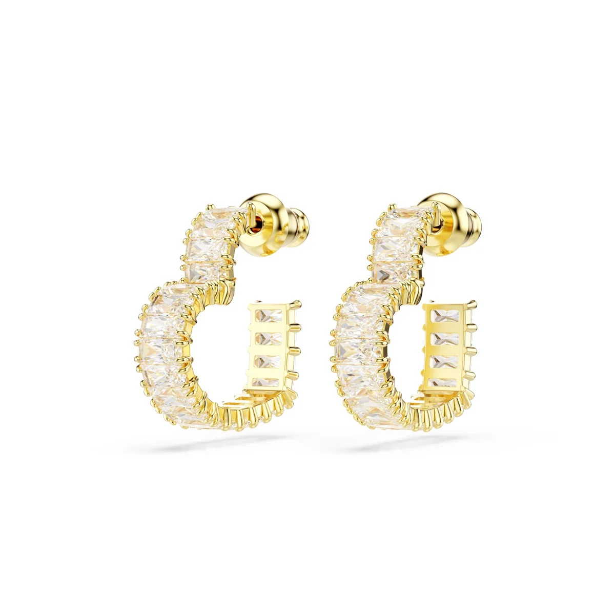 Swarovski Matrix Gold Ear Stud 5693512 - Image 3