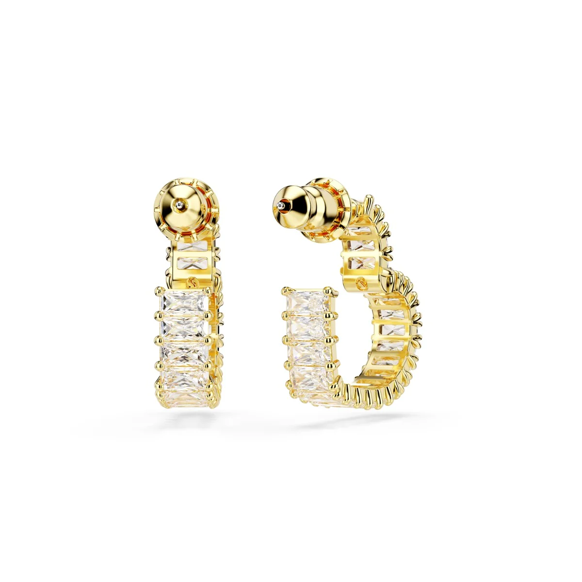 Swarovski Matrix Gold Ear Stud 5693512 - Image 4