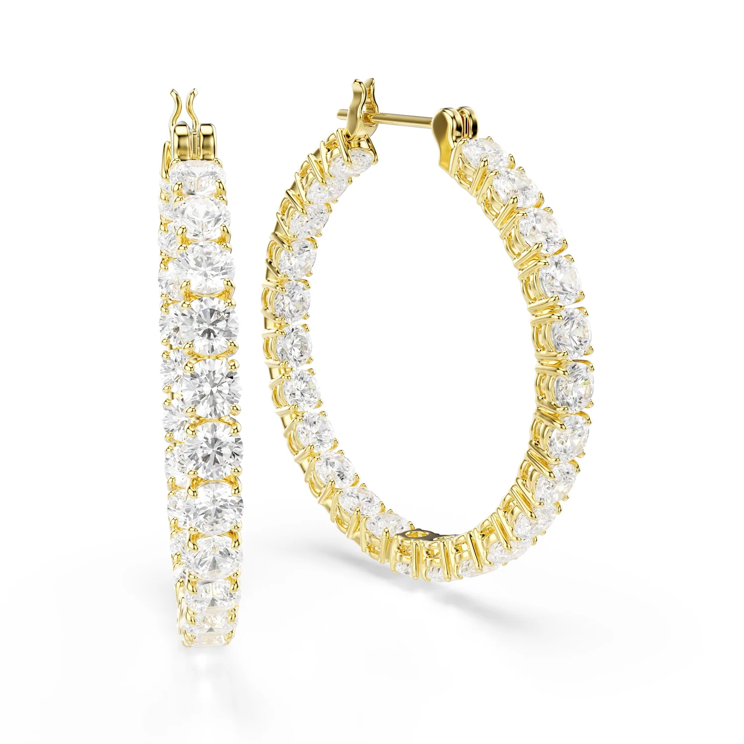 Swarovski Matrix Gold Plated Earrings 5750620 - Image 3