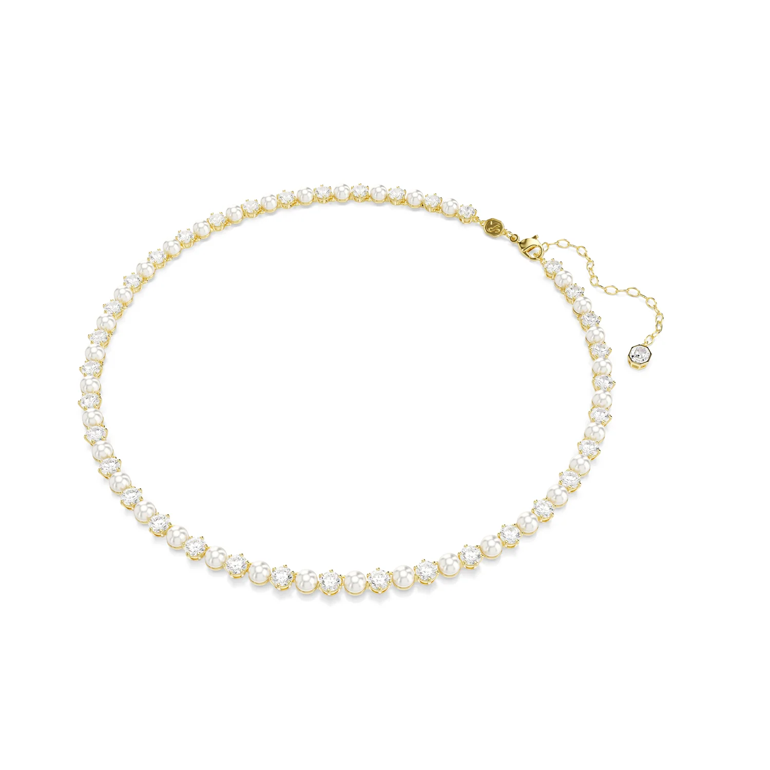 Swarovski Matrix Gold Plated Necklace 5742039 - Image 2