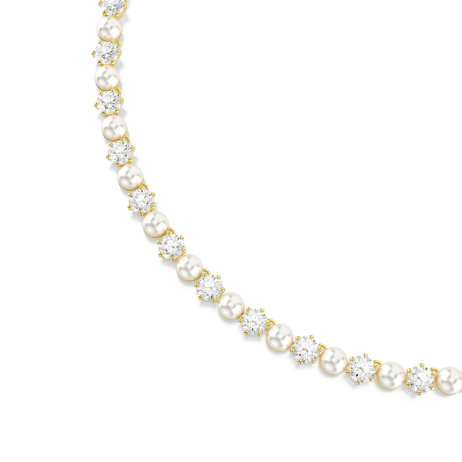Swarovski Matrix Gold Plated Necklace 5742039 - Image 4