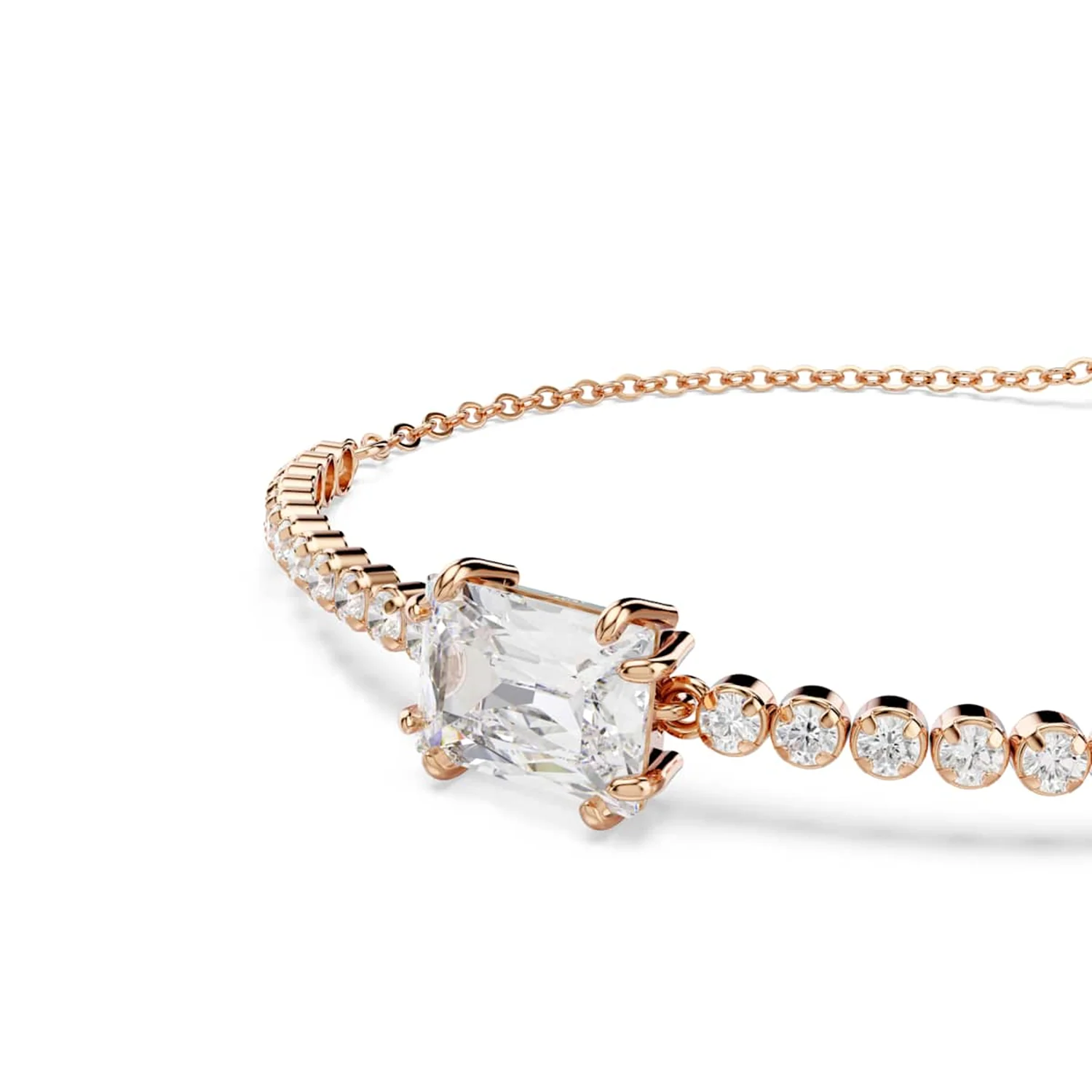 Swarovski Matrix Rose Gold Coloured Bracelet 5730706 - Image 5