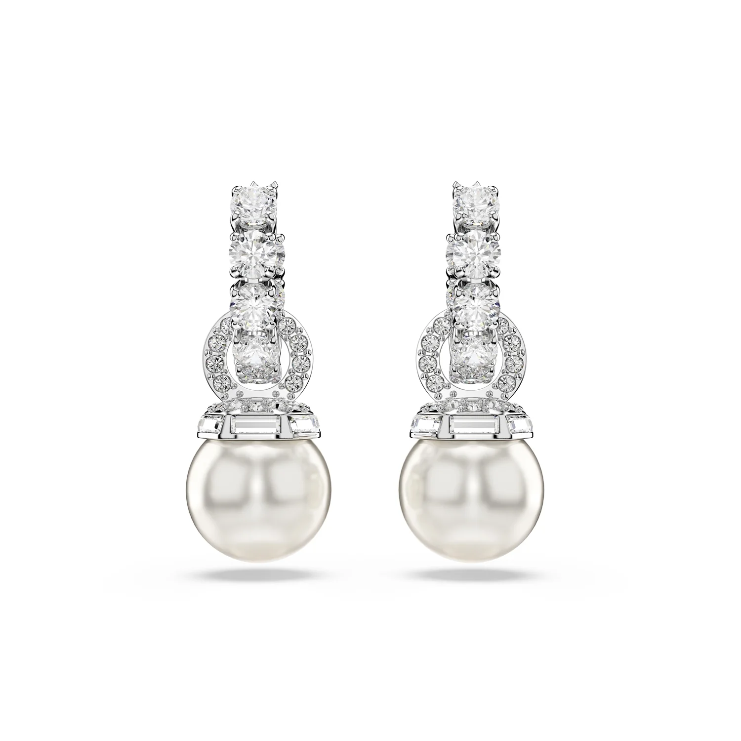 Swarovski Matrix Silver Coloured Ear studs 5691716 - Image 2