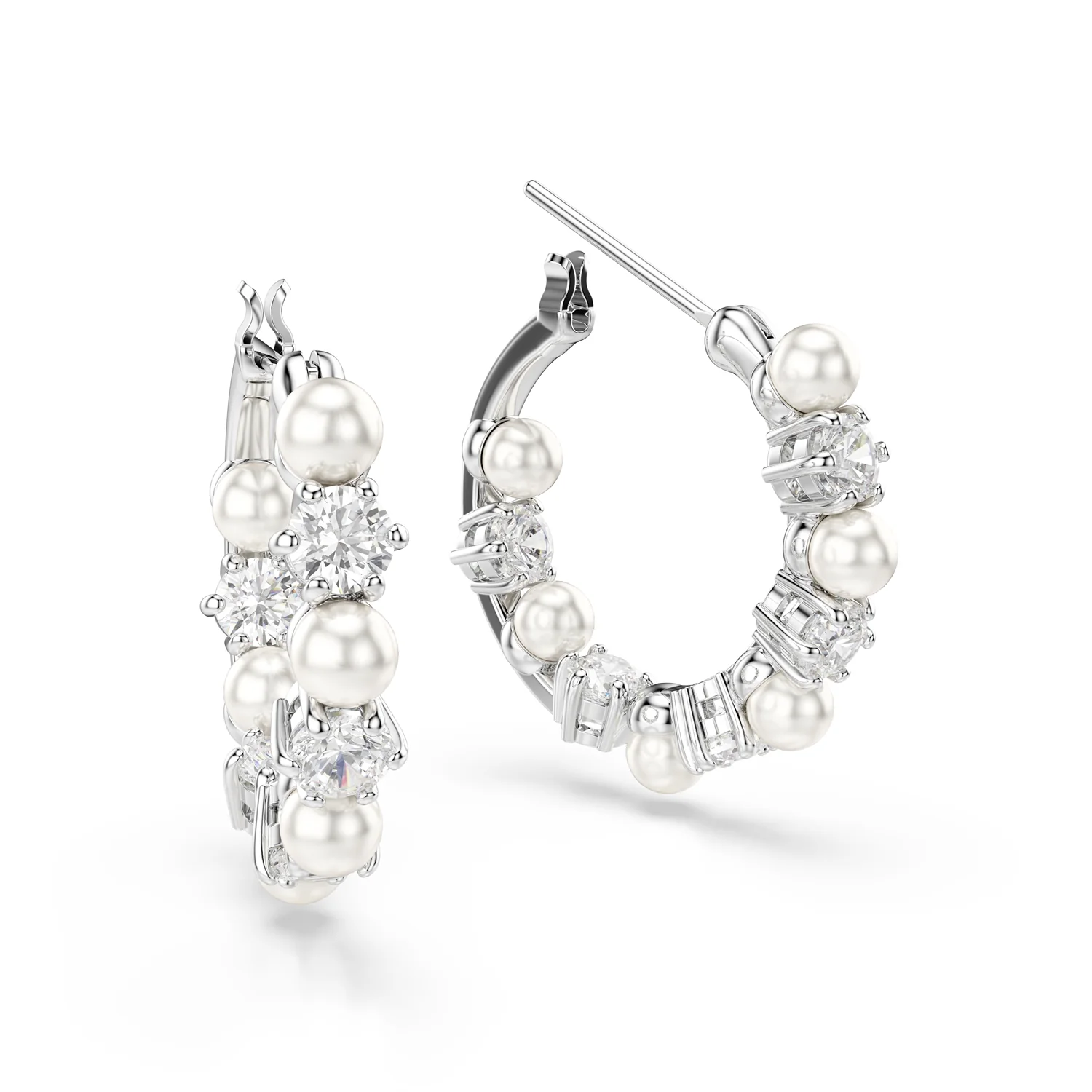 Swarovski Matrix Silver Coloured Ear studs 5709256 - Image 3