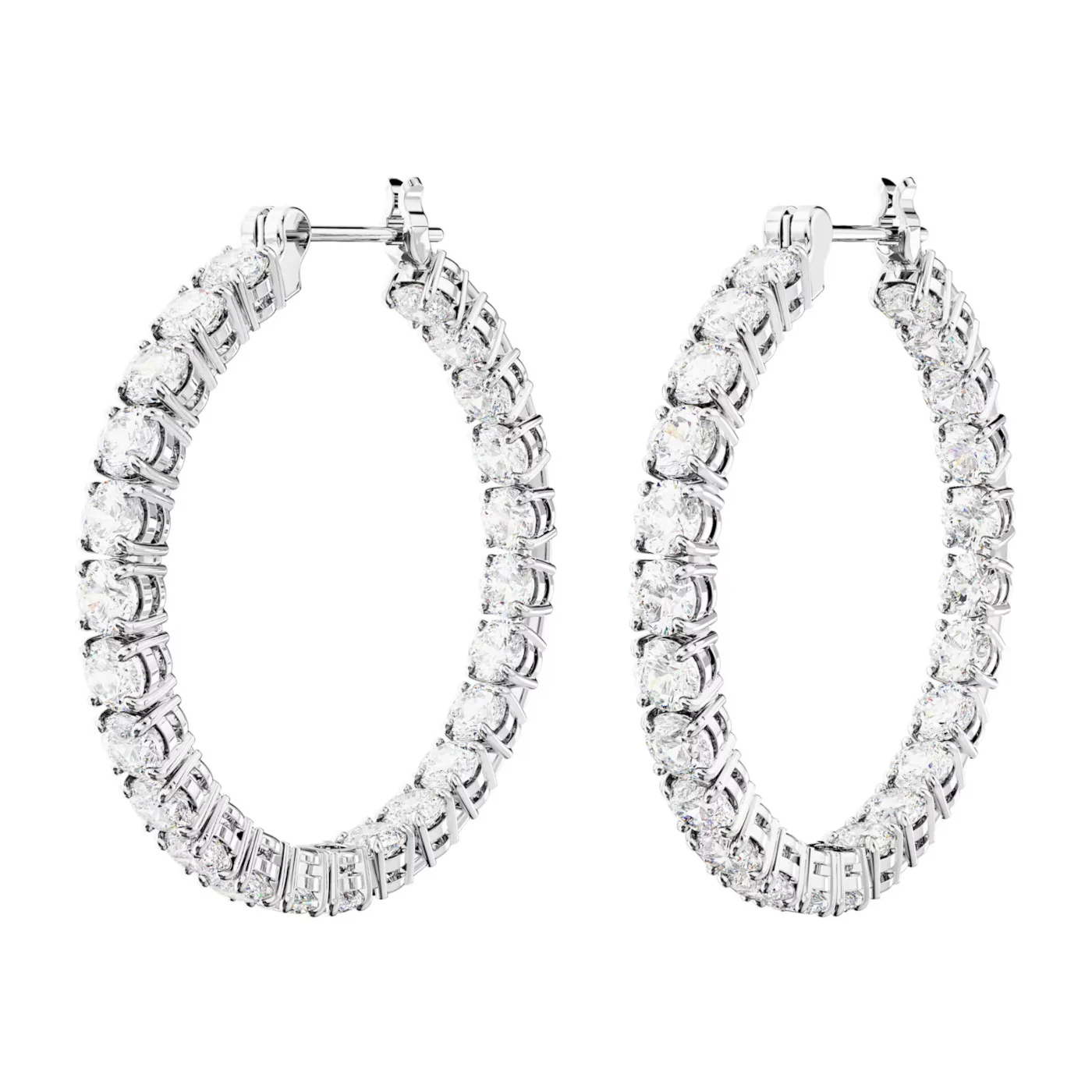 Swarovski Matrix Silver Earrings 5647715 - Image 4