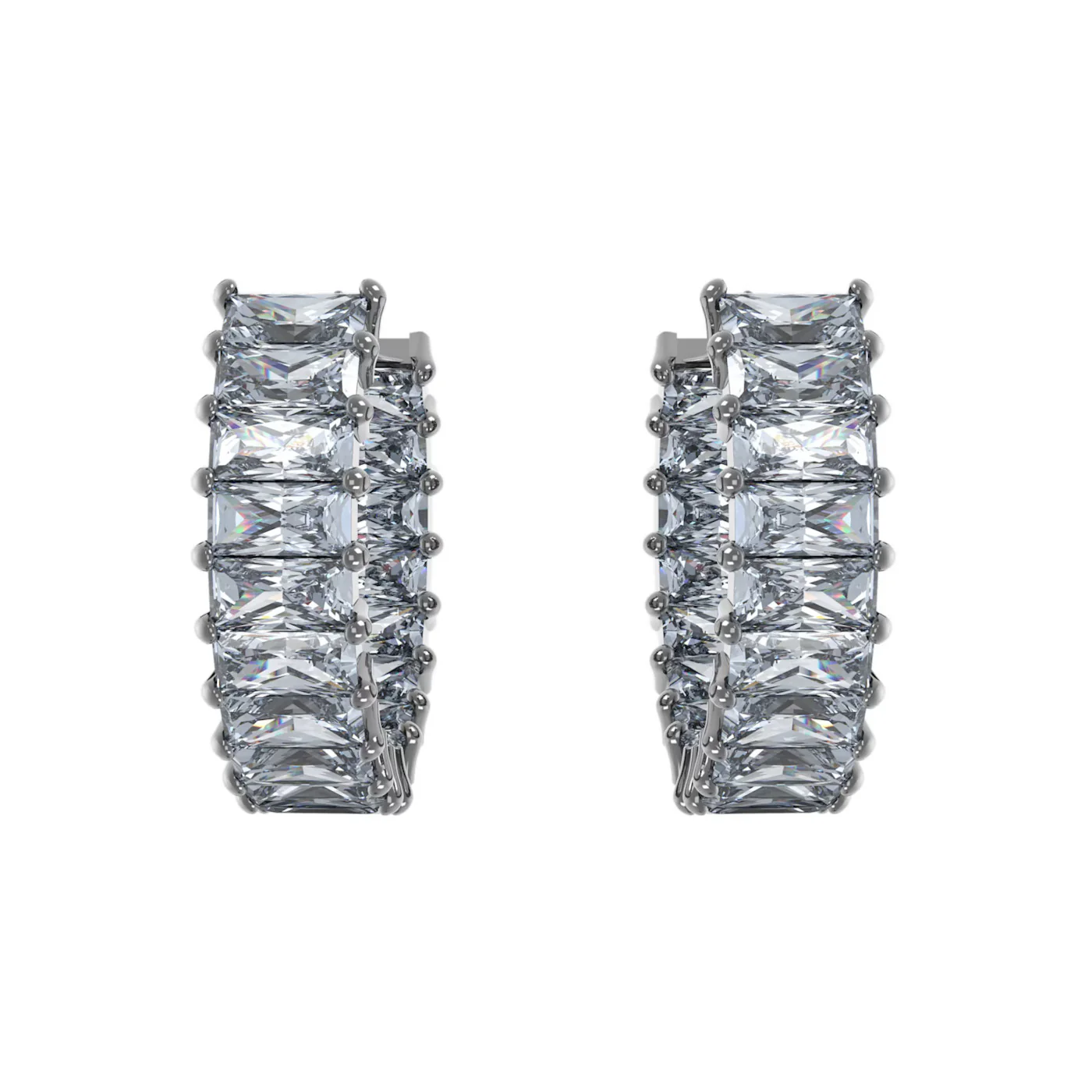 Swarovski Matrix Silver Earrings 5658650 - Image 4