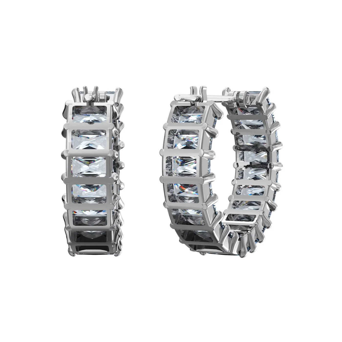 Swarovski Matrix Silver Earrings 5658650 - Image 6