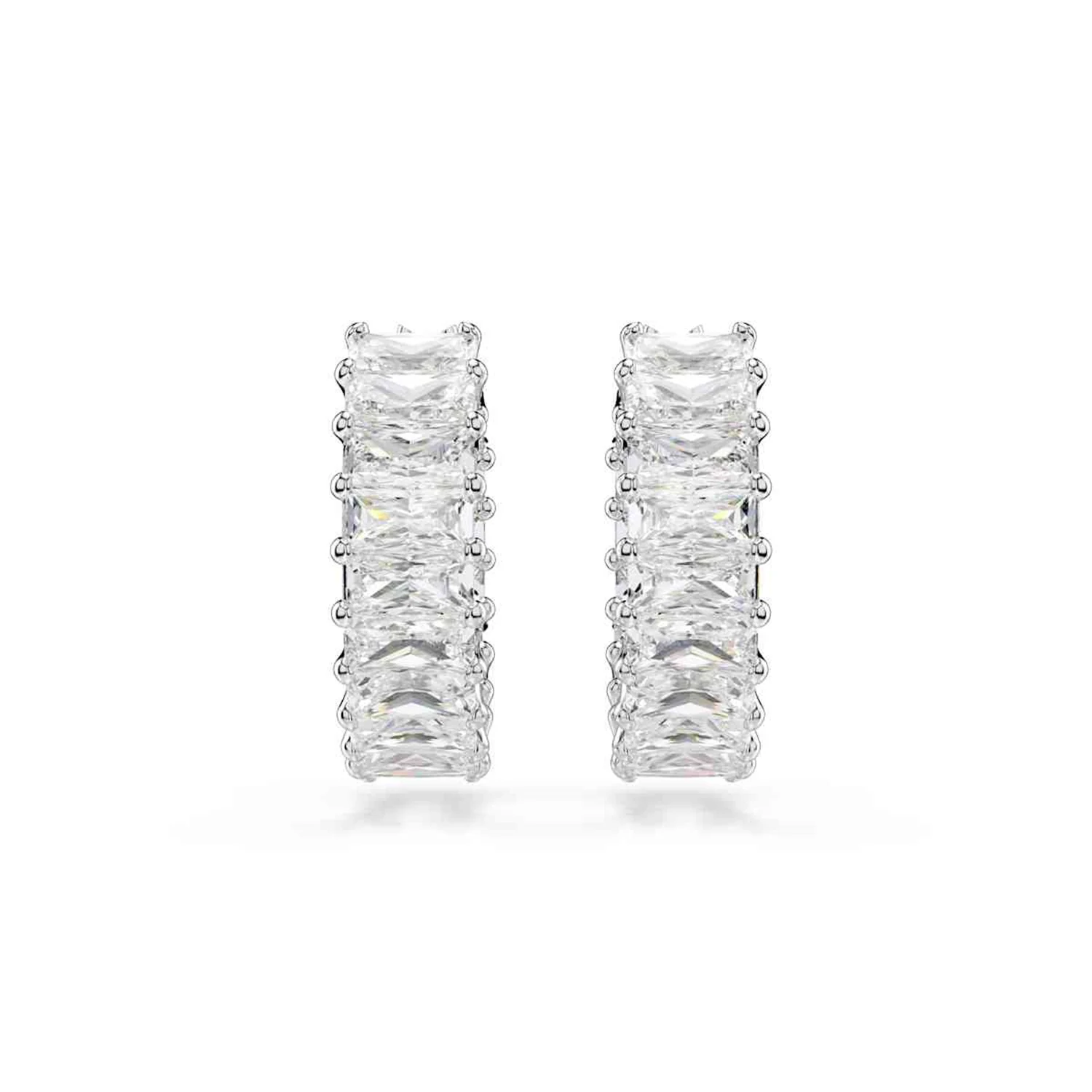 Swarovski Matrix Silver Earrings 5733397 - Image 2