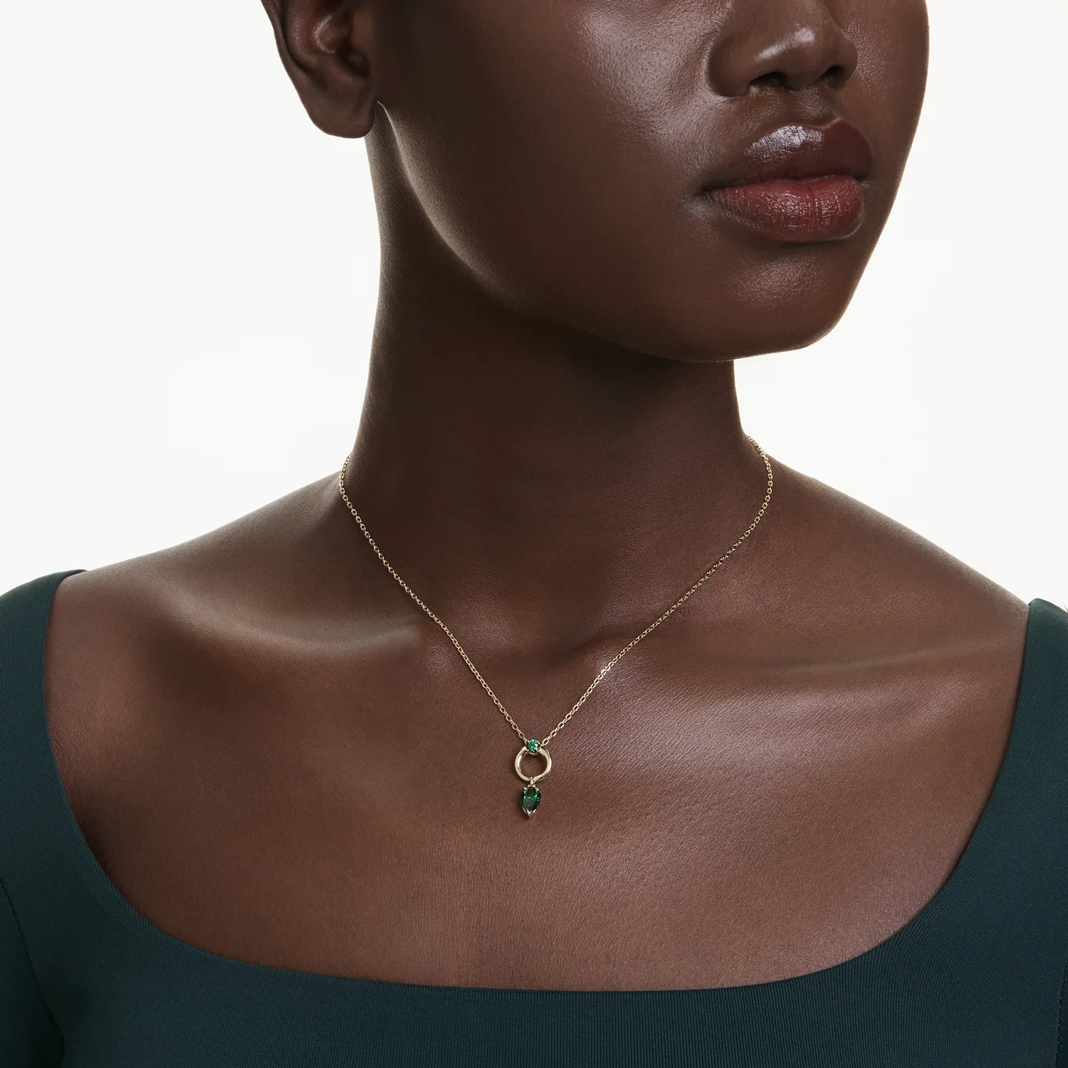 Swarovski Mesmera Gold Coloured Necklace 5732484 - Image 2