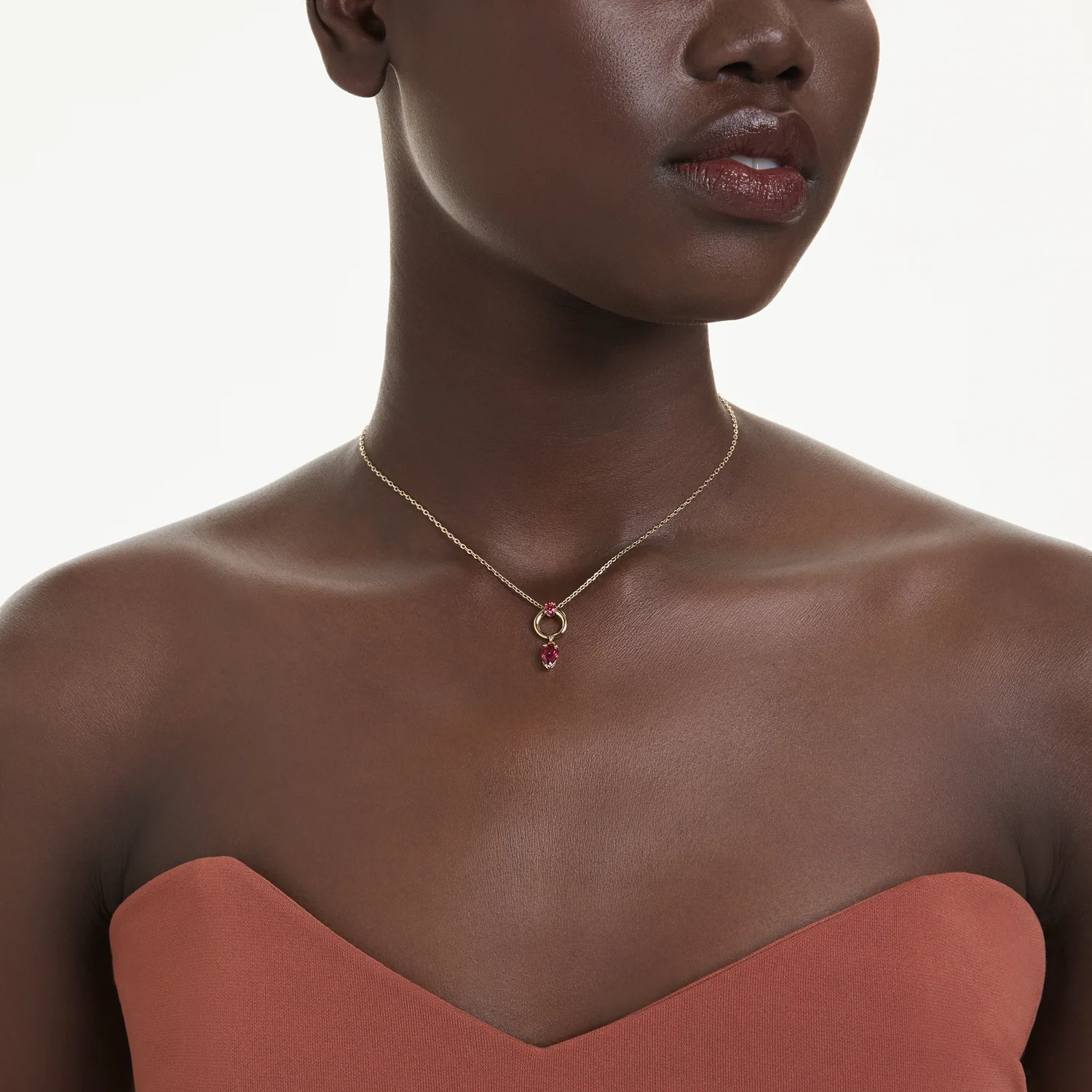 Swarovski Mesmera Gold Coloured Necklace 5732487 - Image 2