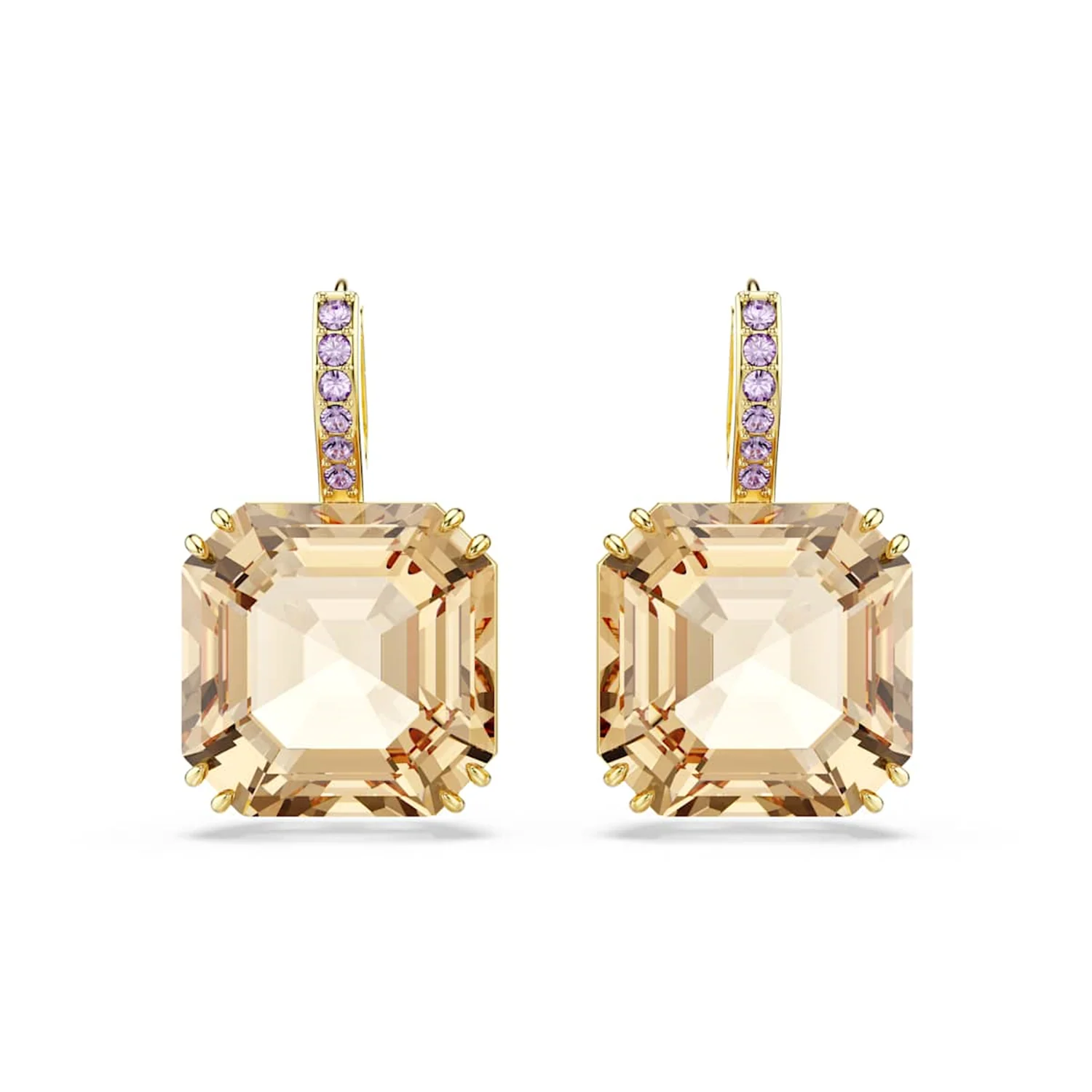 Swarovski Millenia Gold Coloured Earrings 5725744 - Image 3