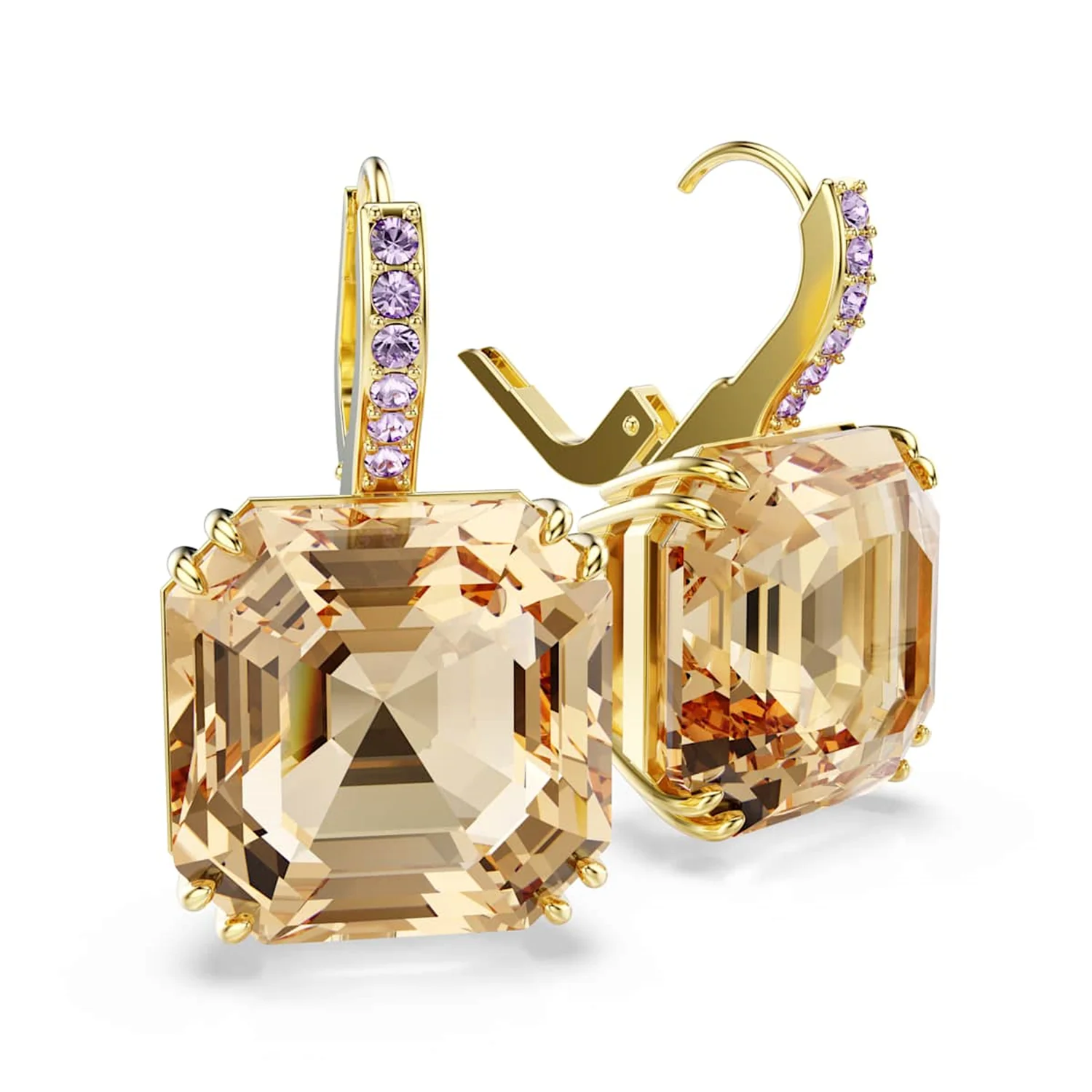 Swarovski Millenia Gold Coloured Earrings 5725744 - Image 4