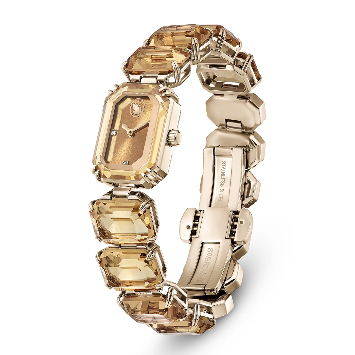 Swarovski Millenia Gold Watch 5729841 - Image 3