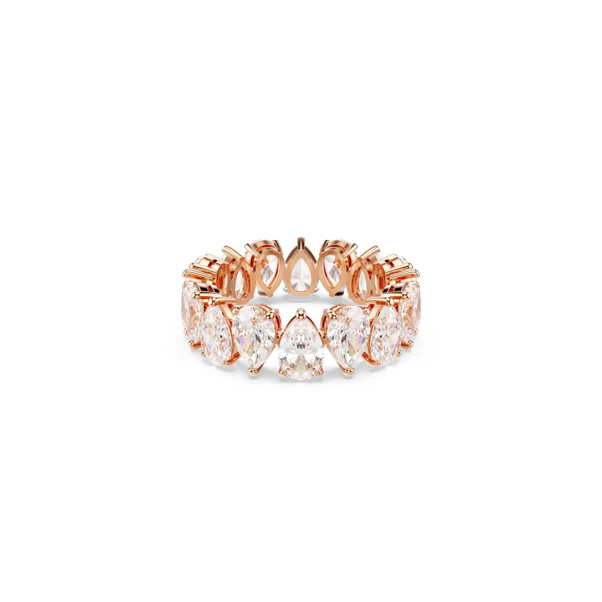 Swarovski Re Matrix Rose Gold Coloured Ring 5690094 - Image 2