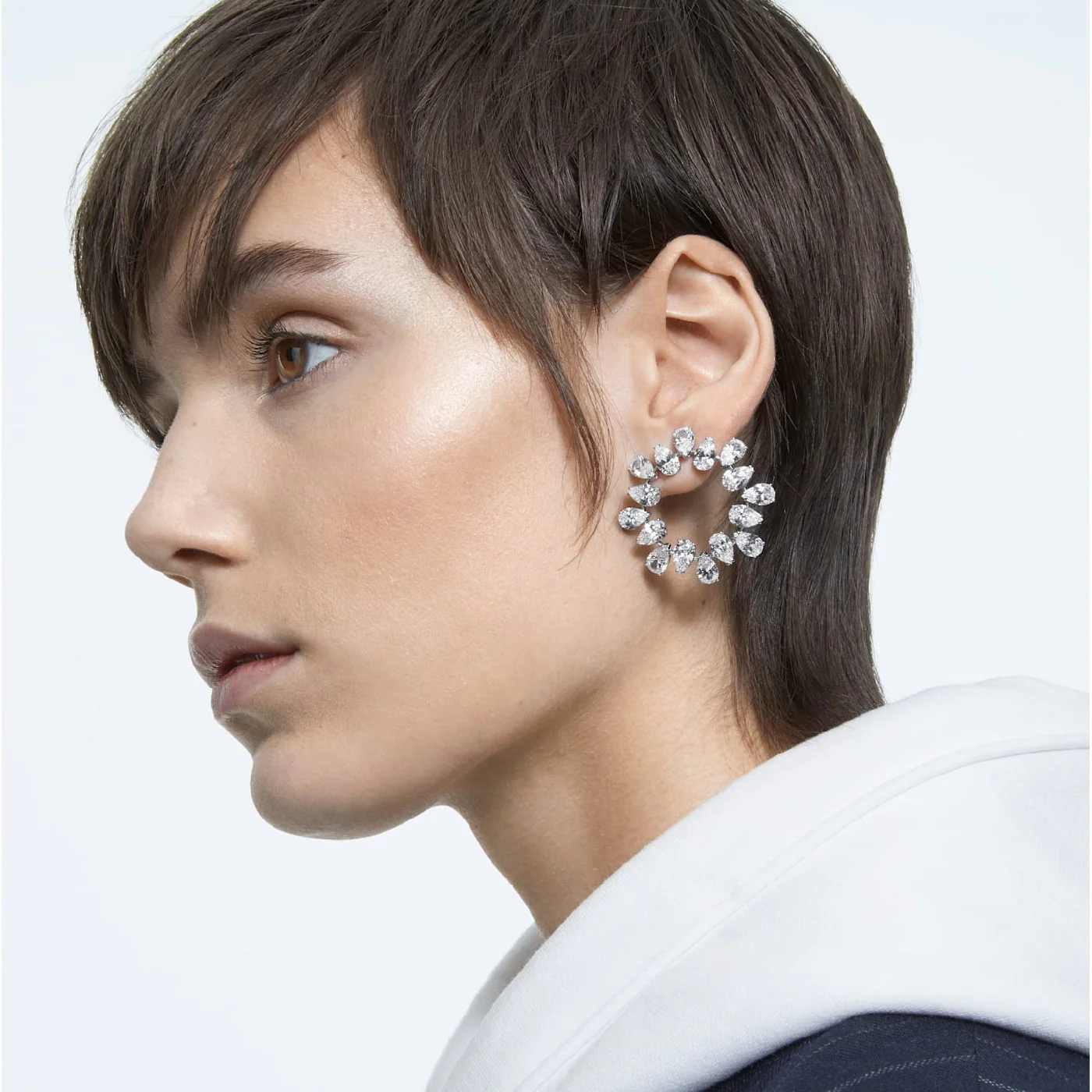 Swarovski Silver Ear Stud 5601509 - Image 2