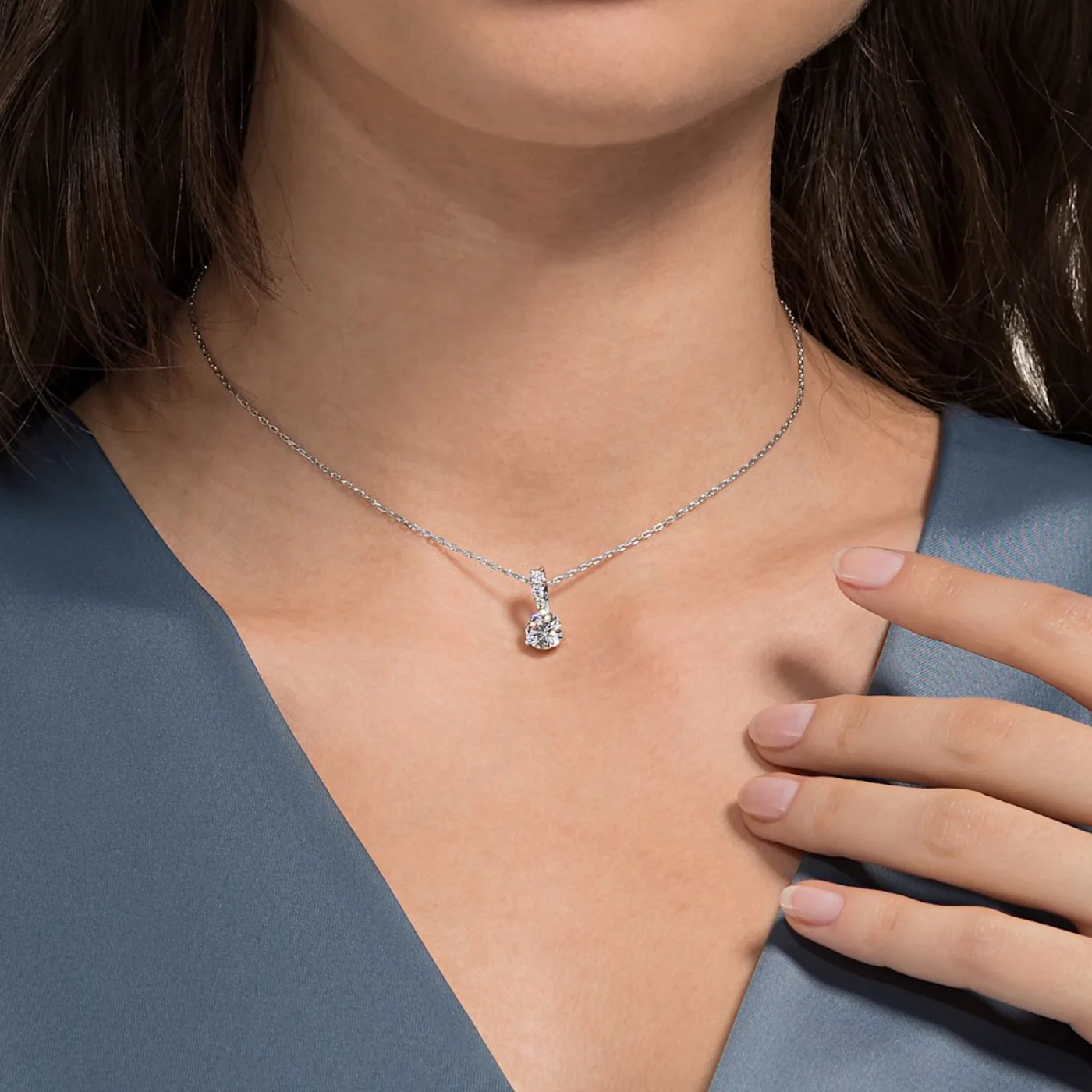 Swarovski Silver Necklace 5472635 - Image 2