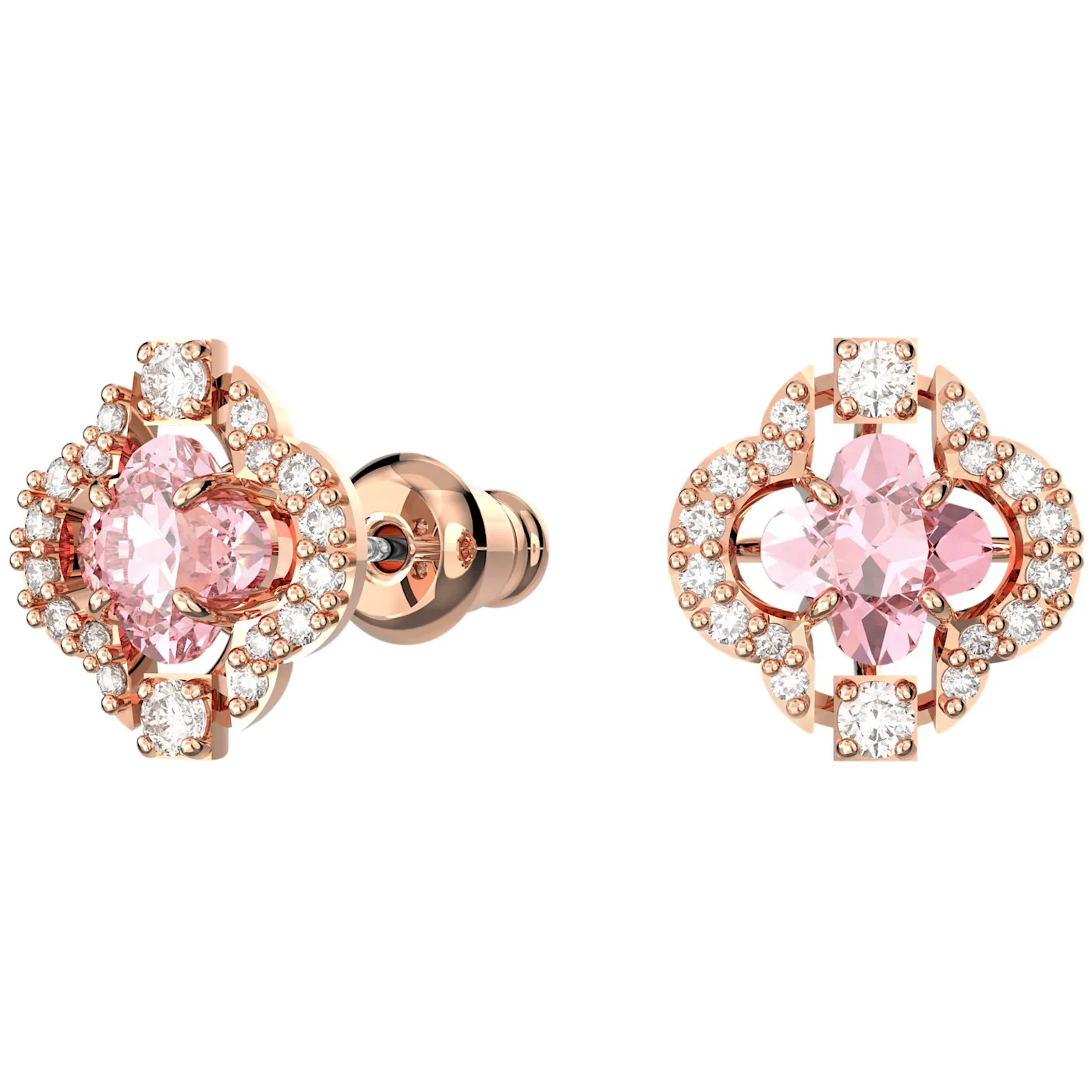 Swarovski Sparkling Rose gold Earrings 5516488 - Image 4