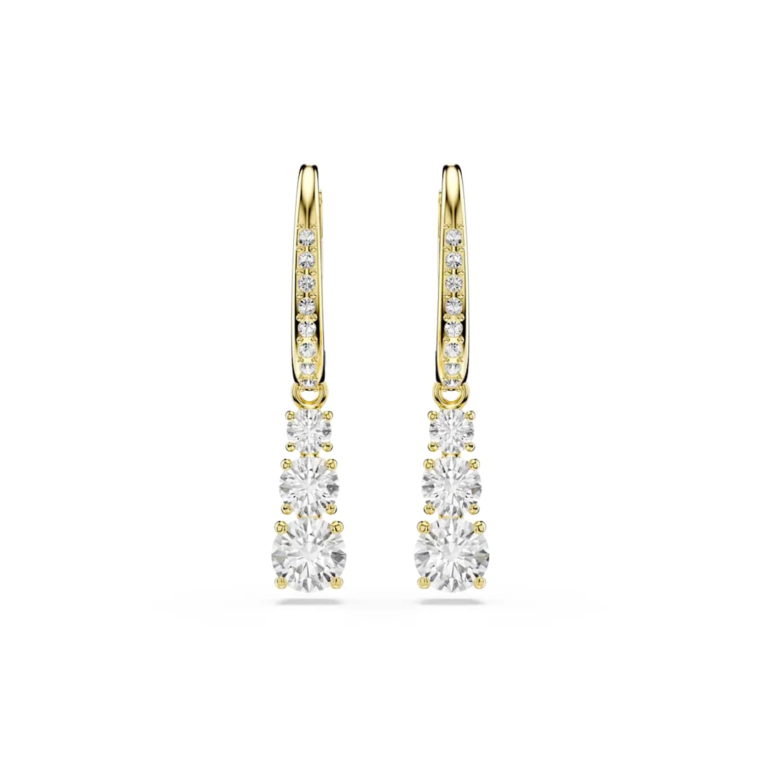 Swarovski Stilla Gold Coloured Earrings 5723300 - Image 3