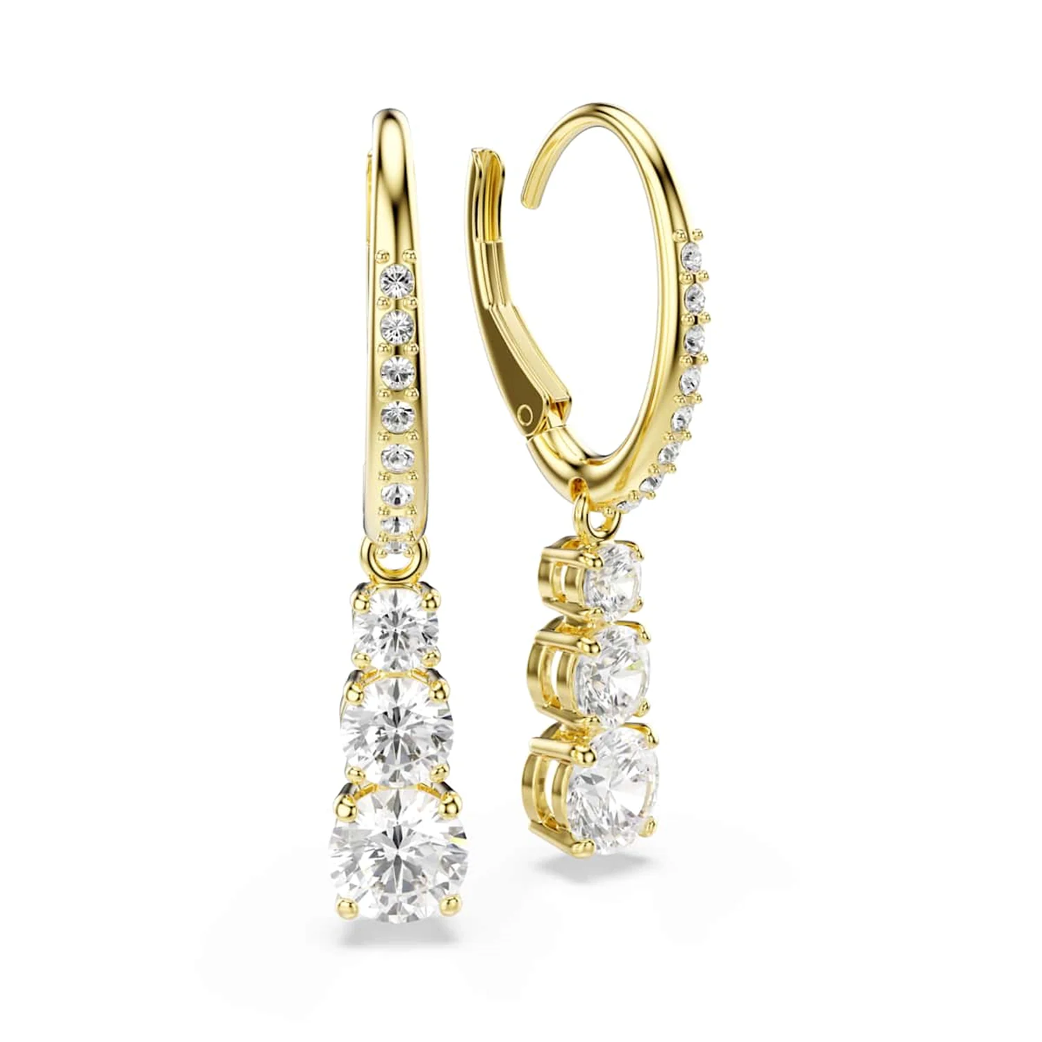Swarovski Stilla Gold Coloured Earrings 5723300 - Image 4