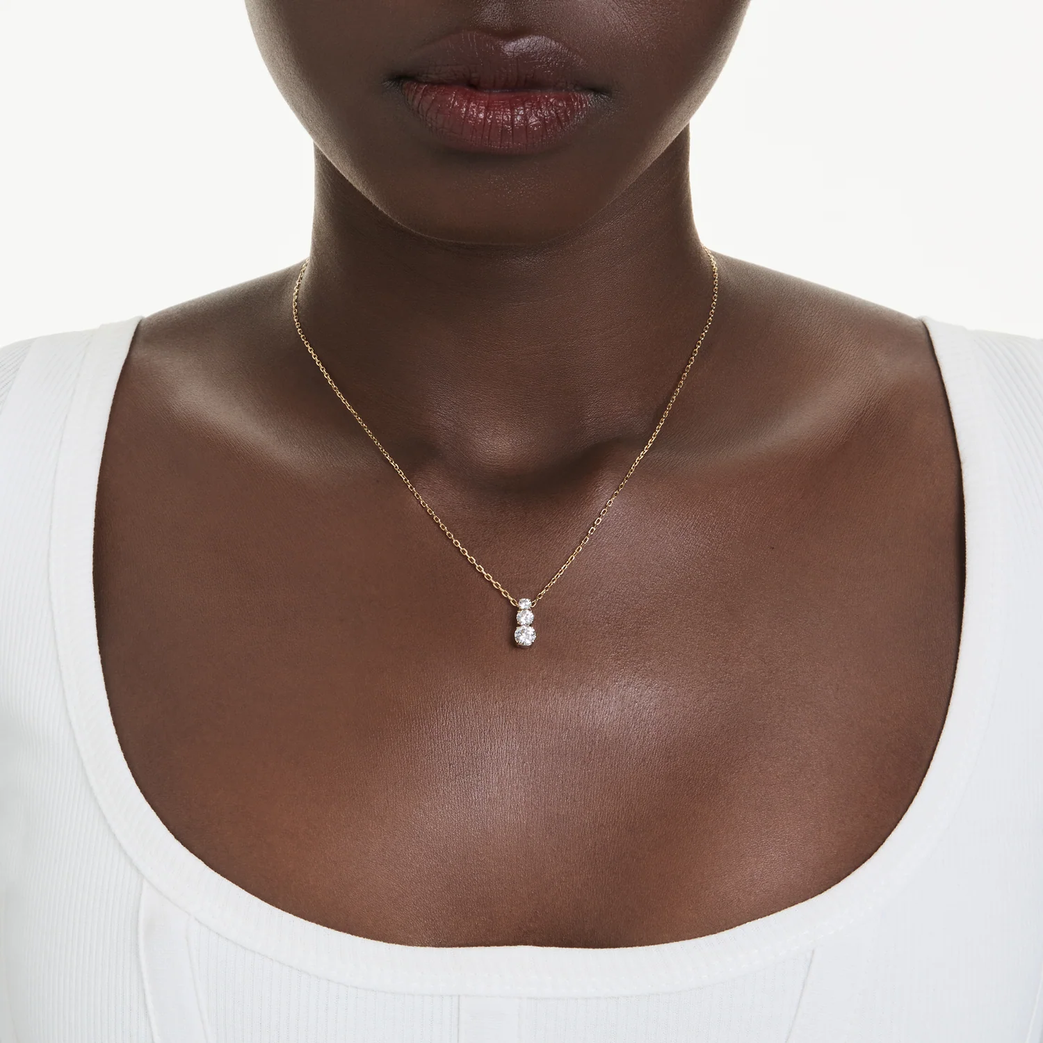 Swarovski Stilla Gold Coloured Necklace 5723298 - Image 2