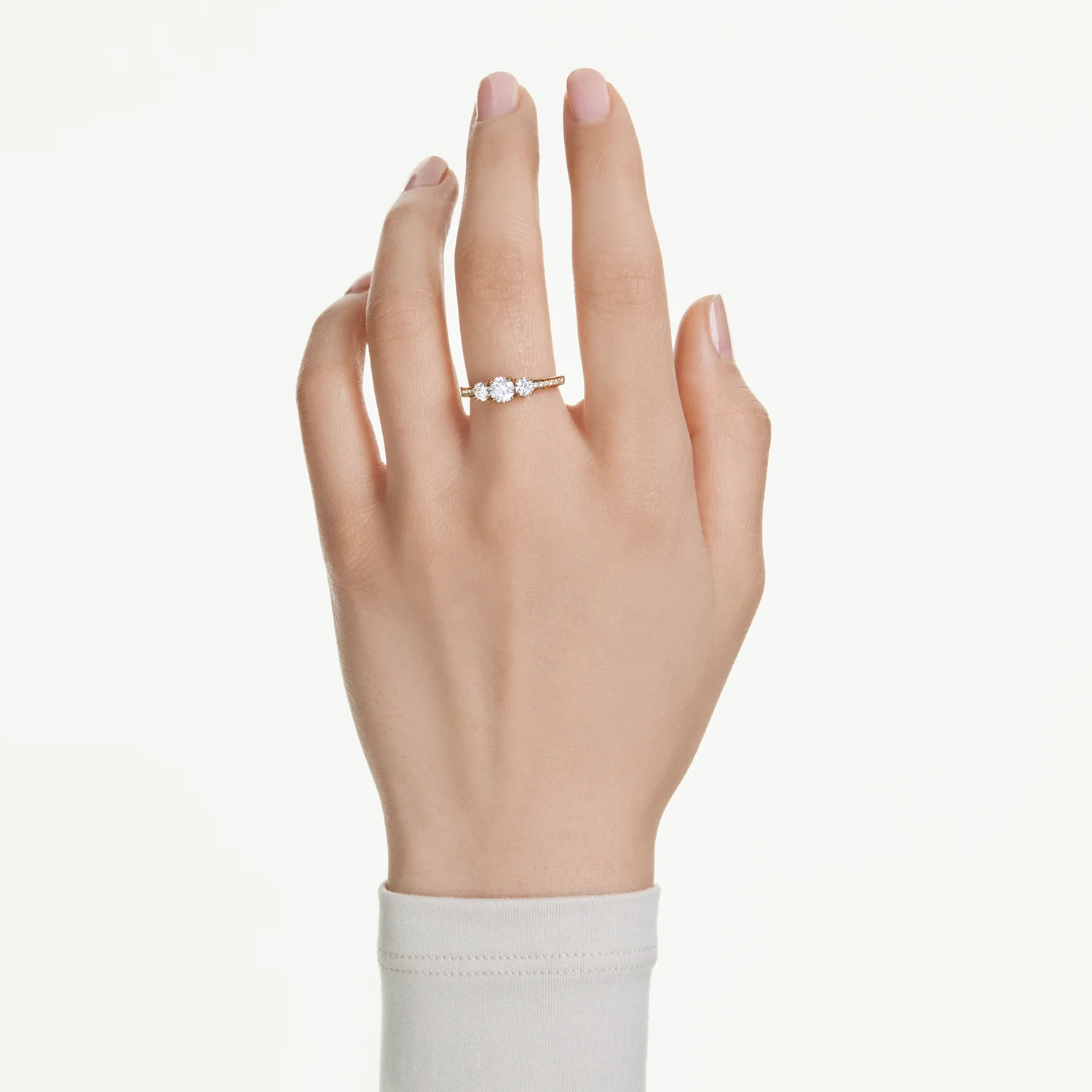 Swarovski Stilla Gold Coloured Ring 5723295 - Image 2