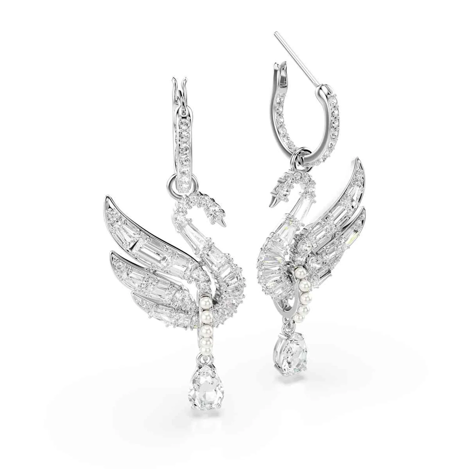 Swarovski Swan Silver Earrings 5723388 - Image 4