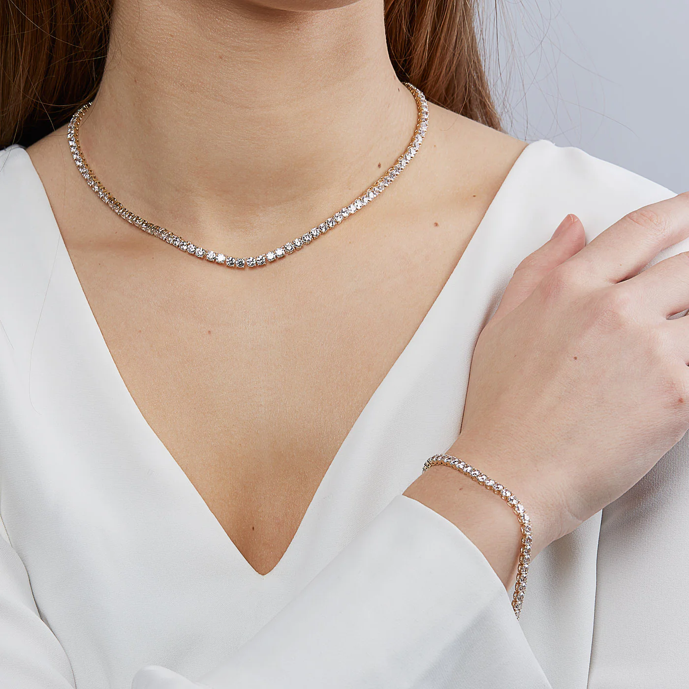 Swarovski Tennis Ketting 5511545 (Lengte: 38.00 cm) - Image 2