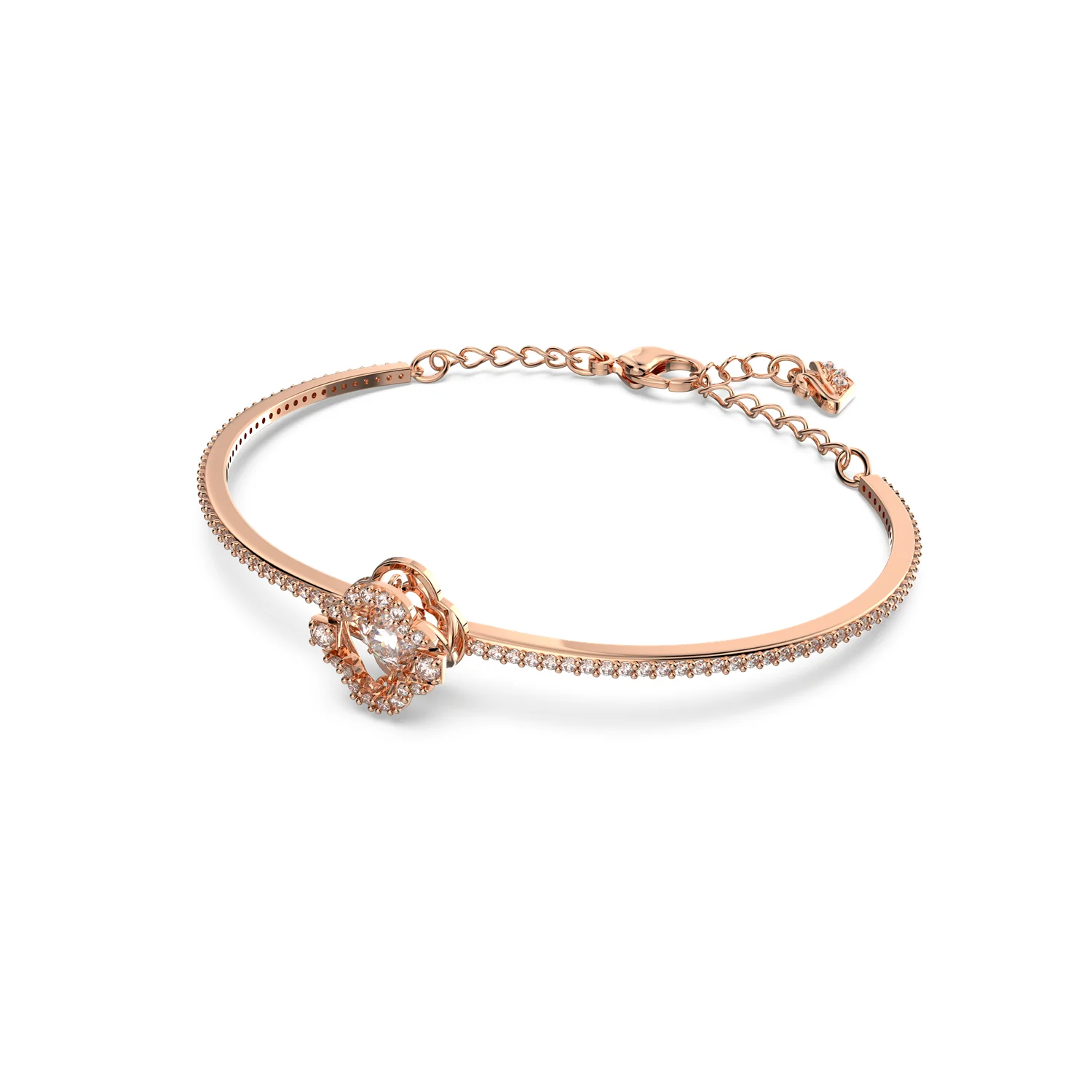 Swarovski Una Clover Rose Gold-Coloured Bracelet 5642925 - Image 2
