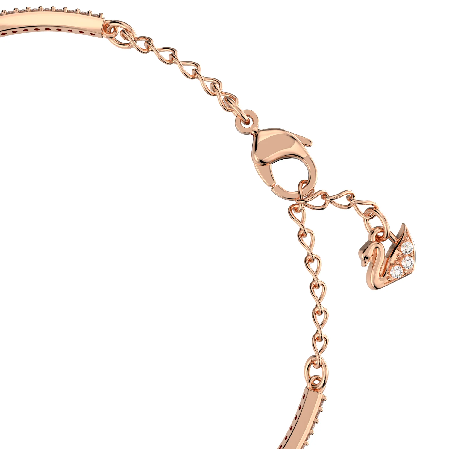 Swarovski Una Clover Rose Gold-Coloured Bracelet 5642925 - Image 3