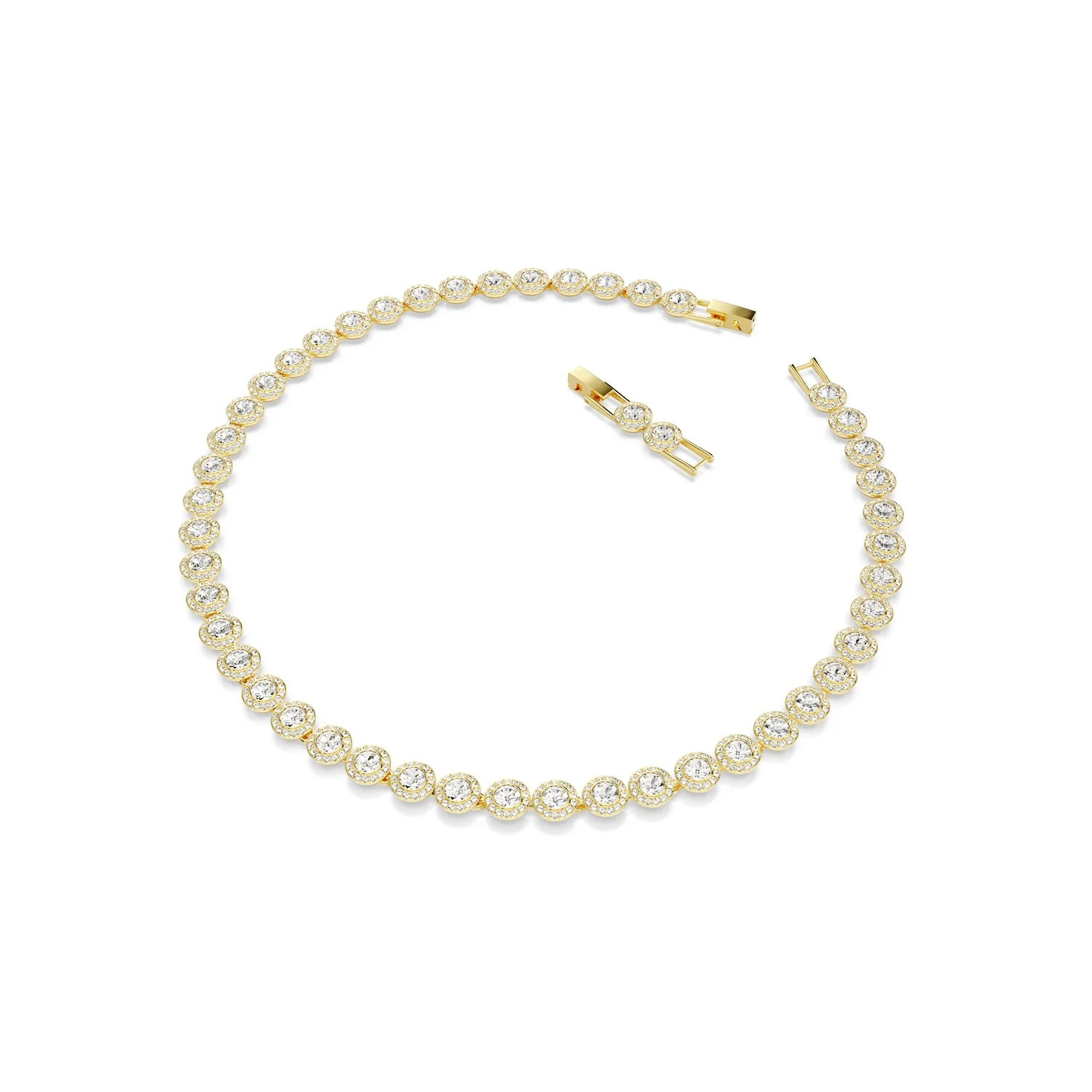 Swarovski Una Gold Coloured Angelic Necklace 5720505 - Image 3