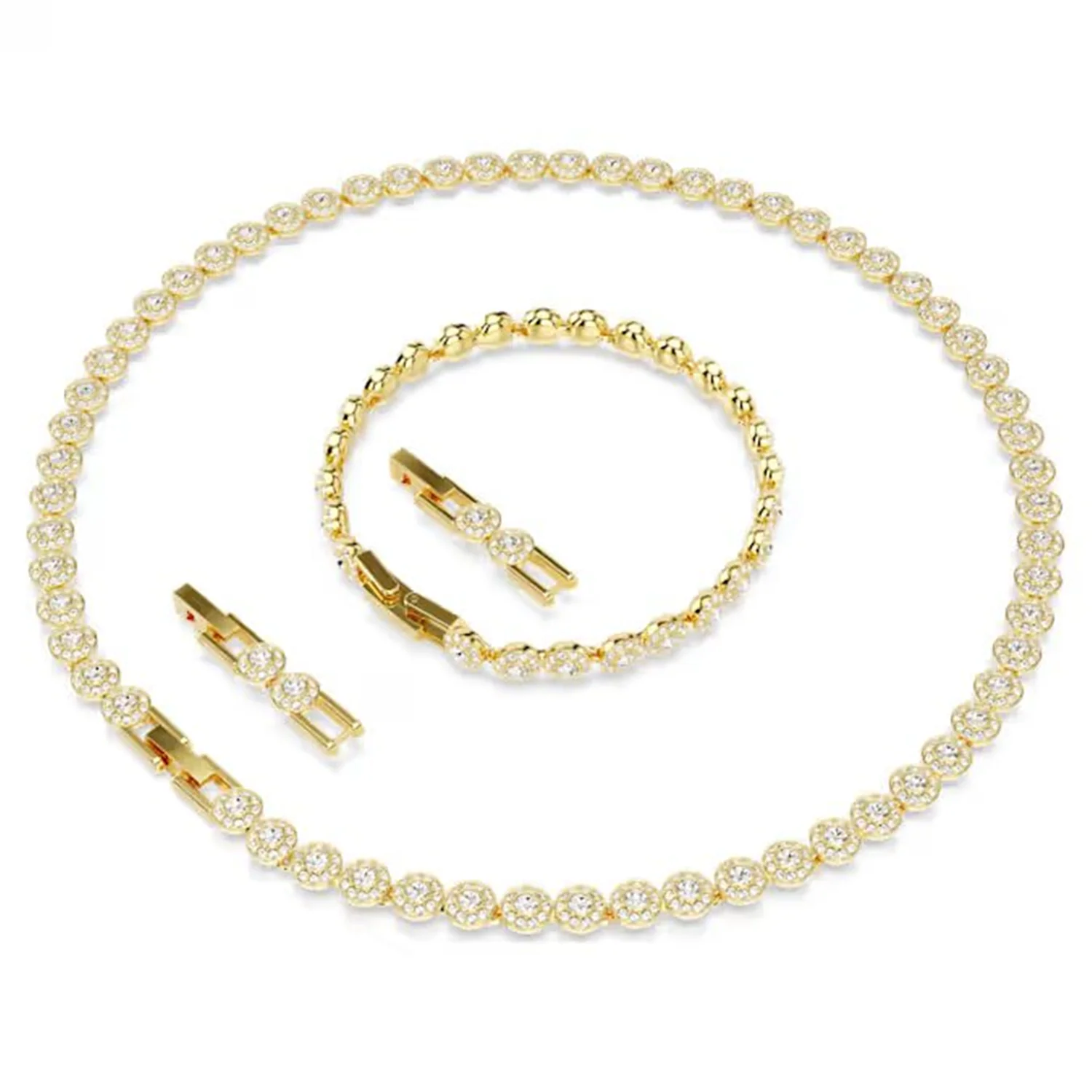 Swarovski Una Gold Coloured Set 5720506 - Image 7