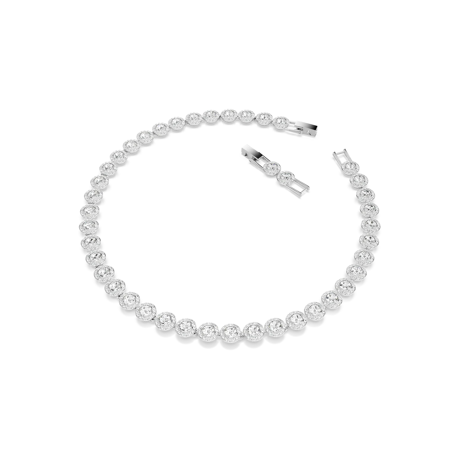 Swarovski Una Silver Coloured Necklace 5727095 - Image 2