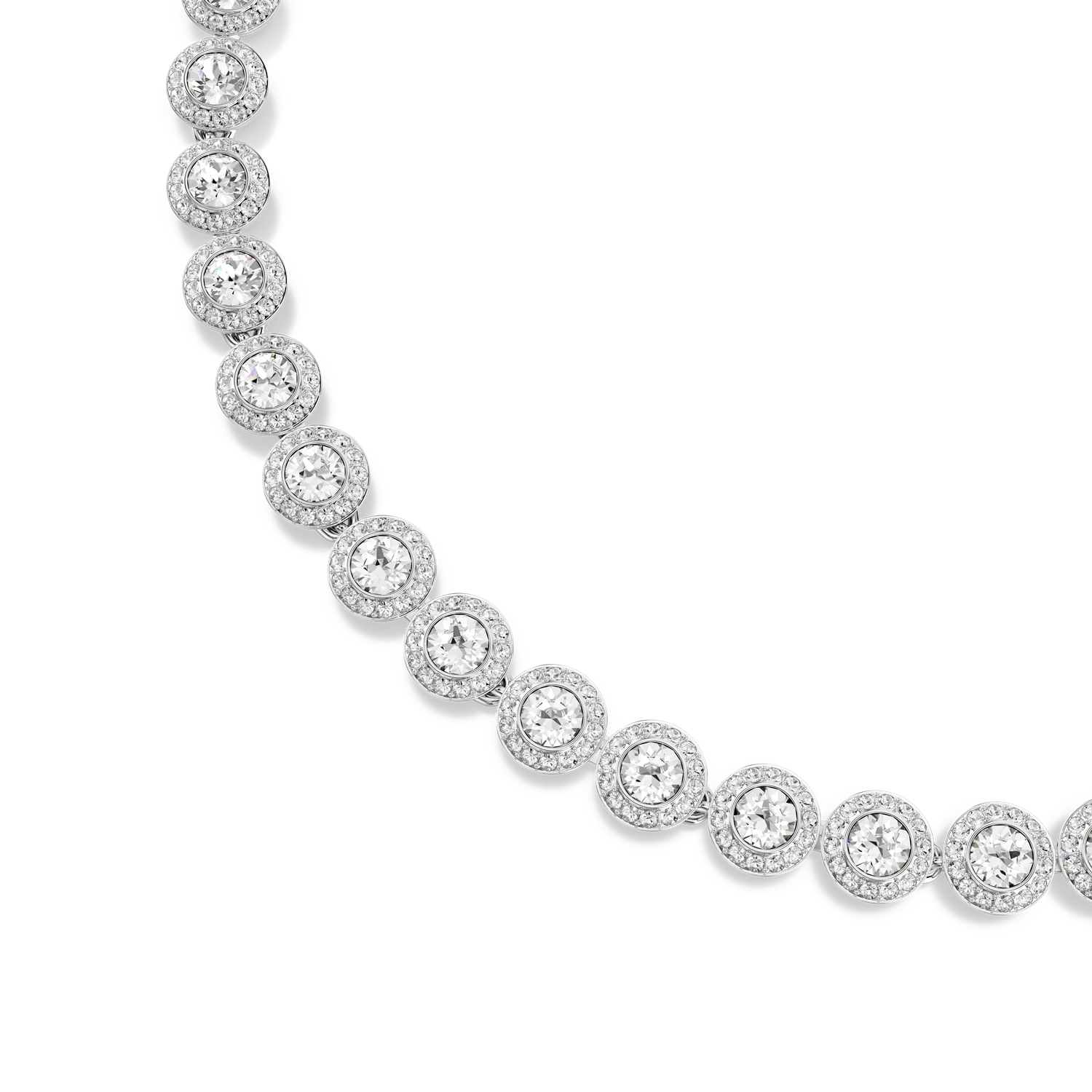 Swarovski Una Silver Coloured Necklace 5727095 - Image 4