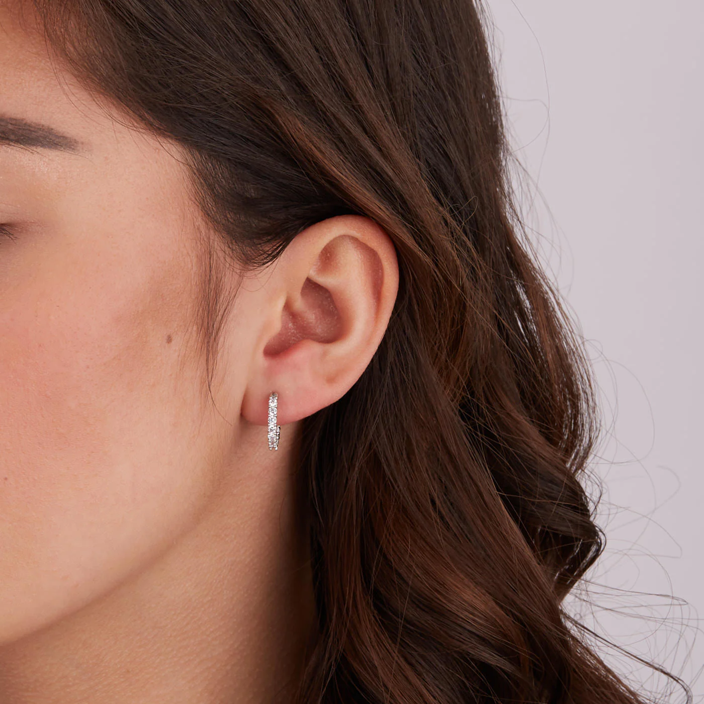 Swarovski Vittore Silver Ear Stud 5562126 - Image 2