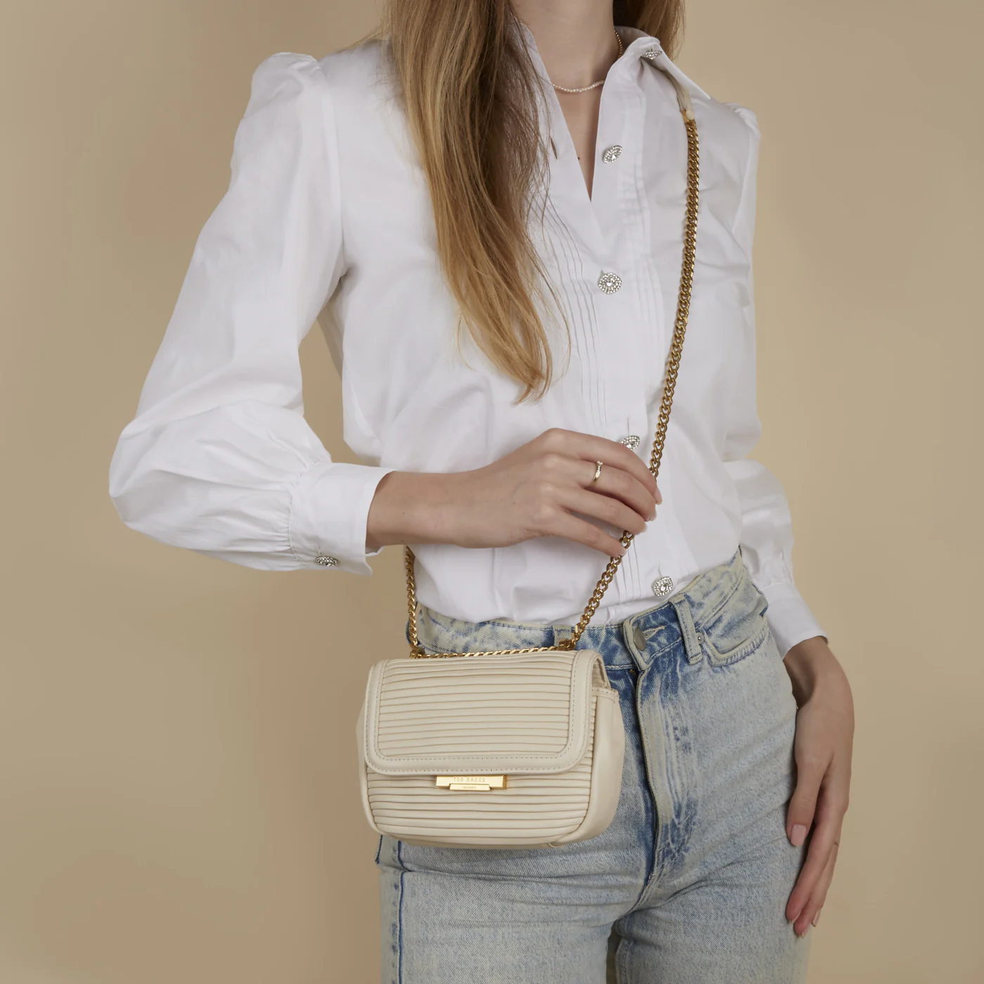 Ted Baker White Crossbody Bag TB272394W - Image 2