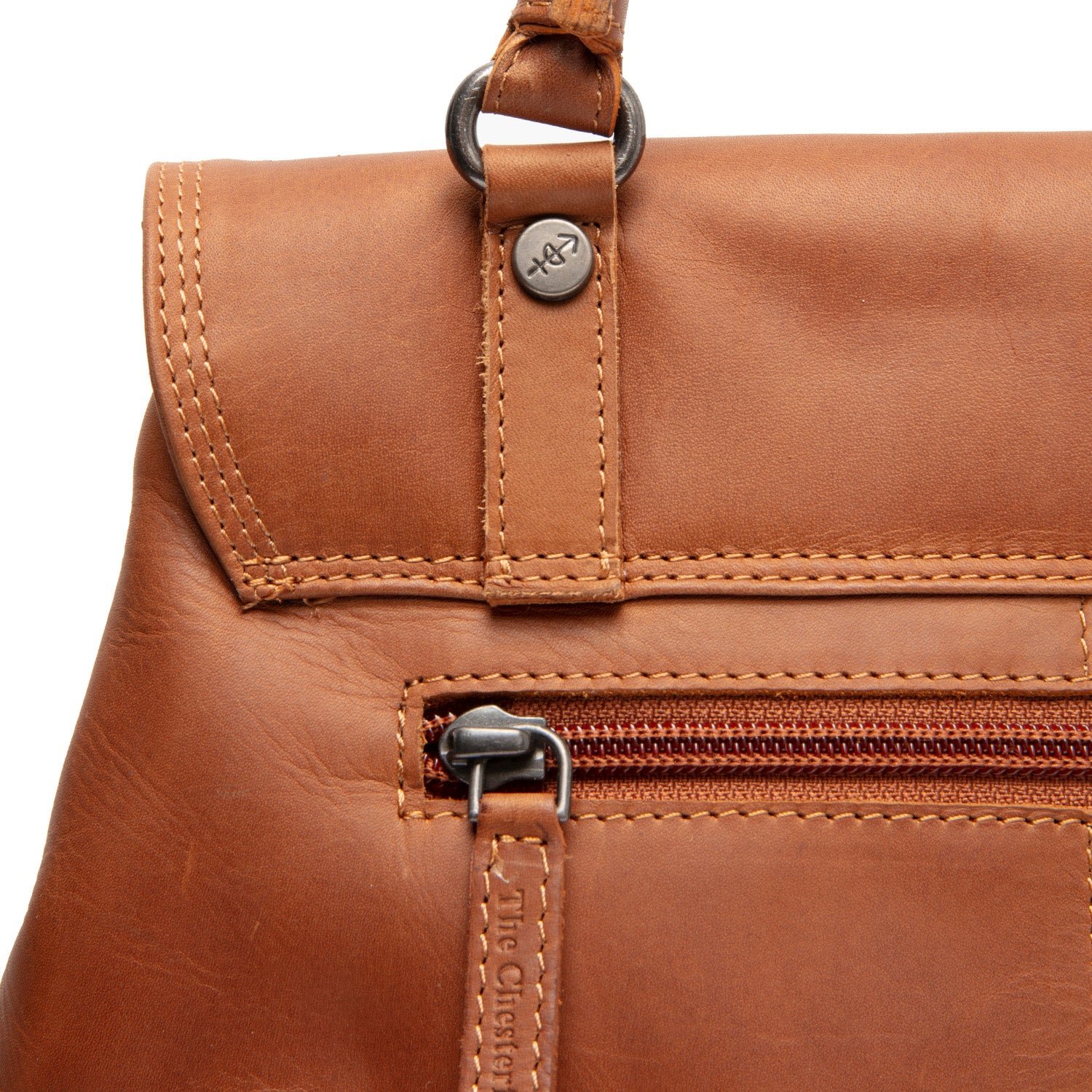 The Chesterfield Brand Angera Leather Cognac Shoulder Bag C48.136431 - Image 4
