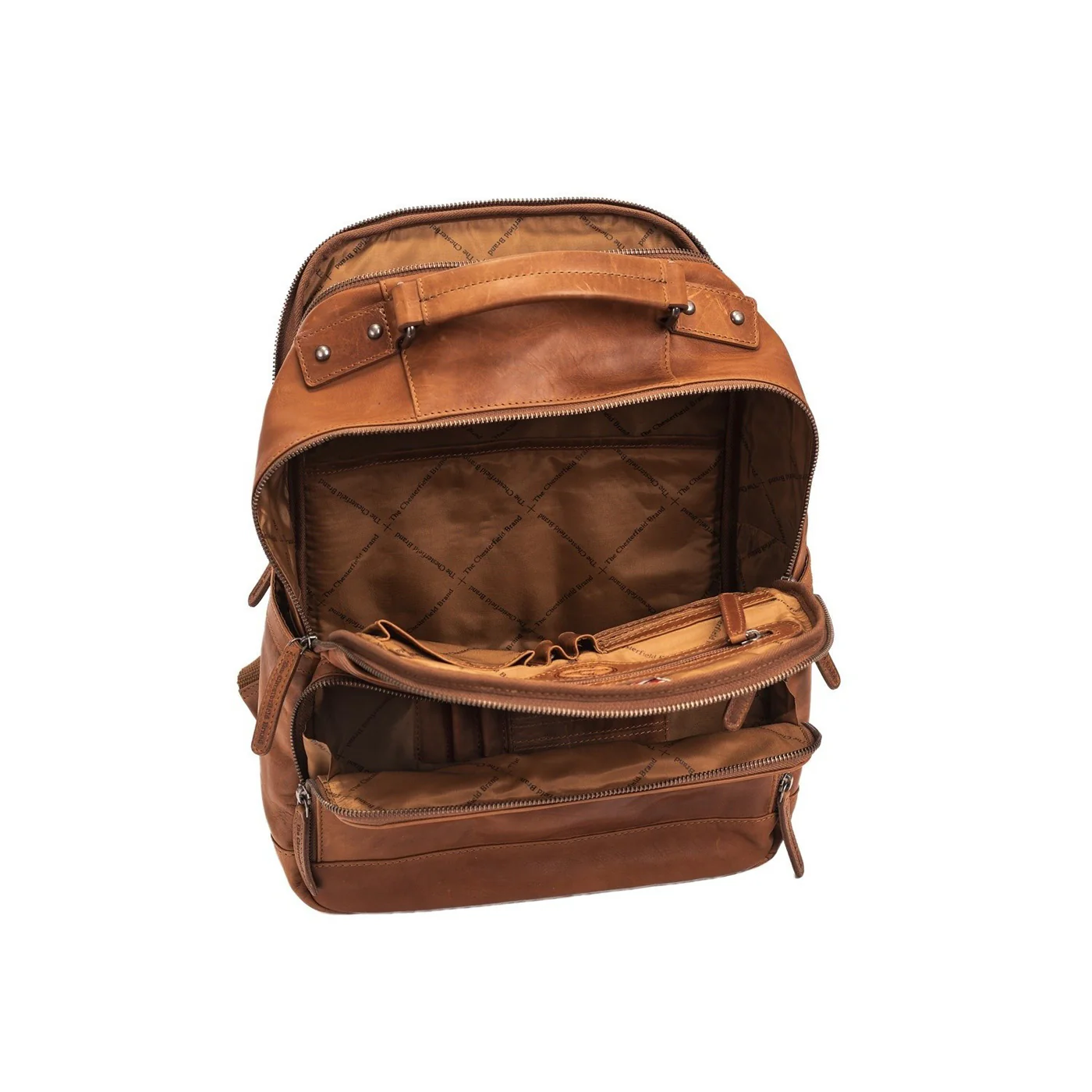 The Chesterfield Brand Austin Cognac Backpack C58.018431 - Image 5