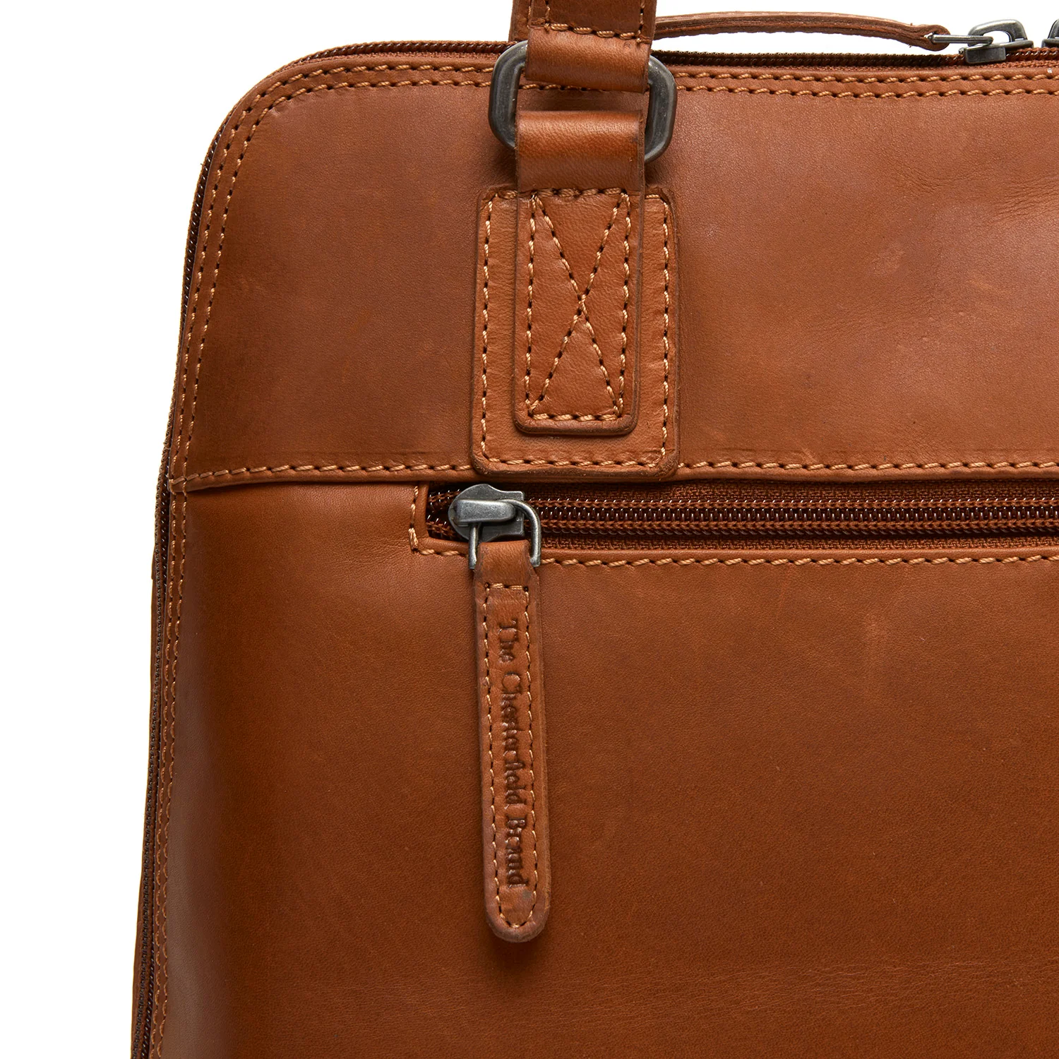 The Chesterfield Brand Belgrado Leather Cognac Shoulder Bag C48.134031 - Image 3