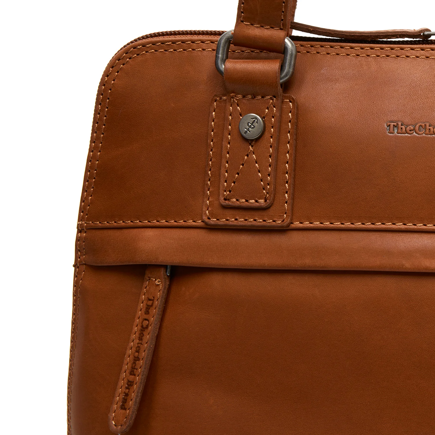 The Chesterfield Brand Belgrado Leather Cognac Shoulder Bag C48.134031 - Image 4
