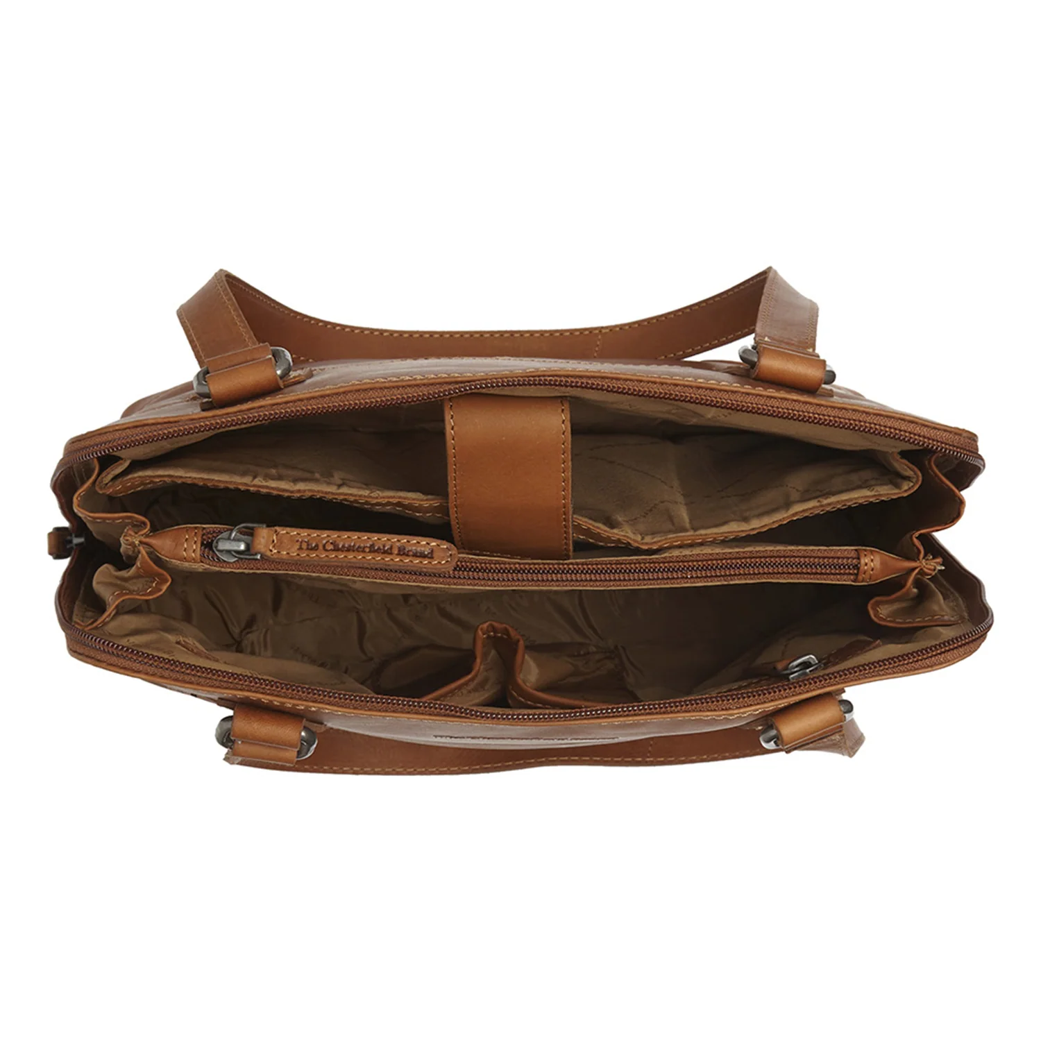 The Chesterfield Brand Belgrado Leather Cognac Shoulder Bag C48.134031 - Image 5